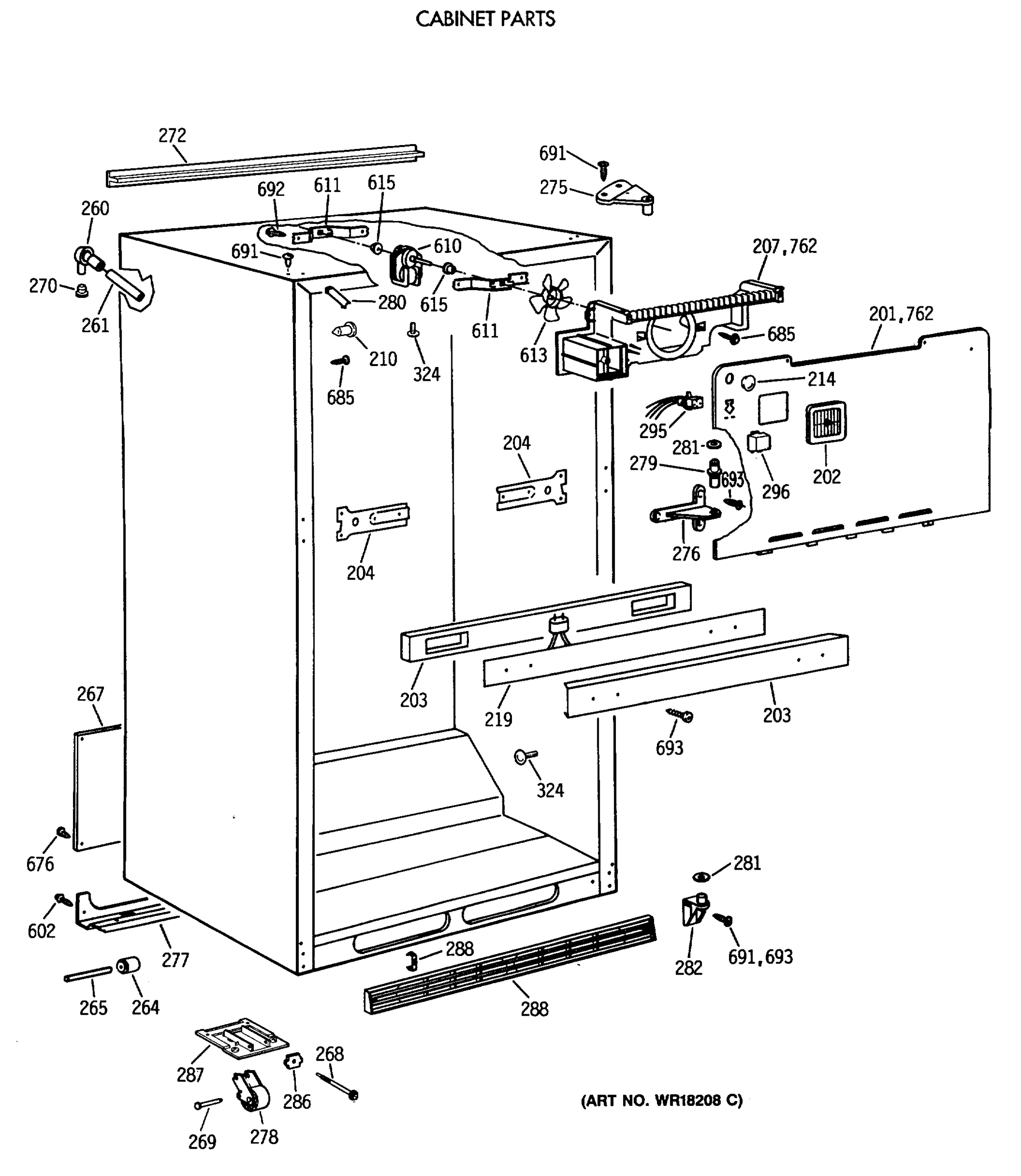 CABINET PARTS