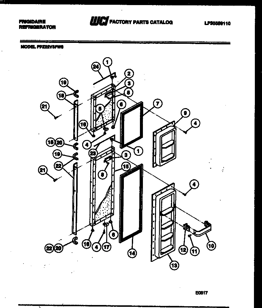03 - FREEZER DOOR PARTS