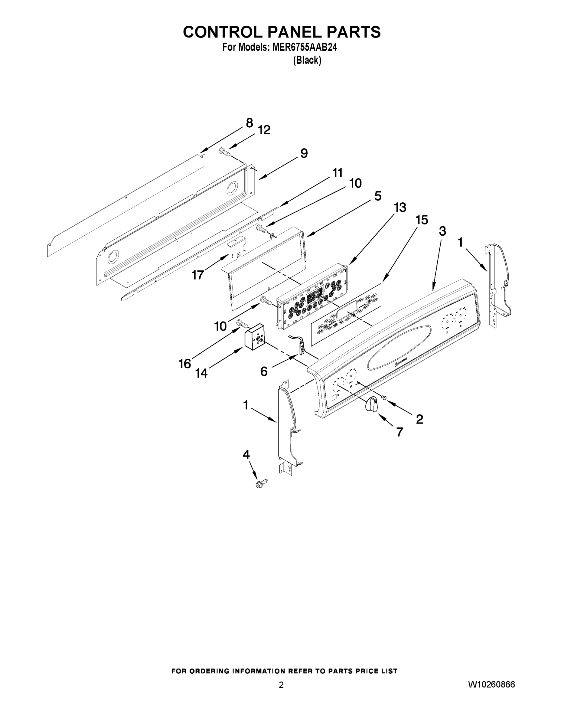 02 - CONTROL PANEL PARTS