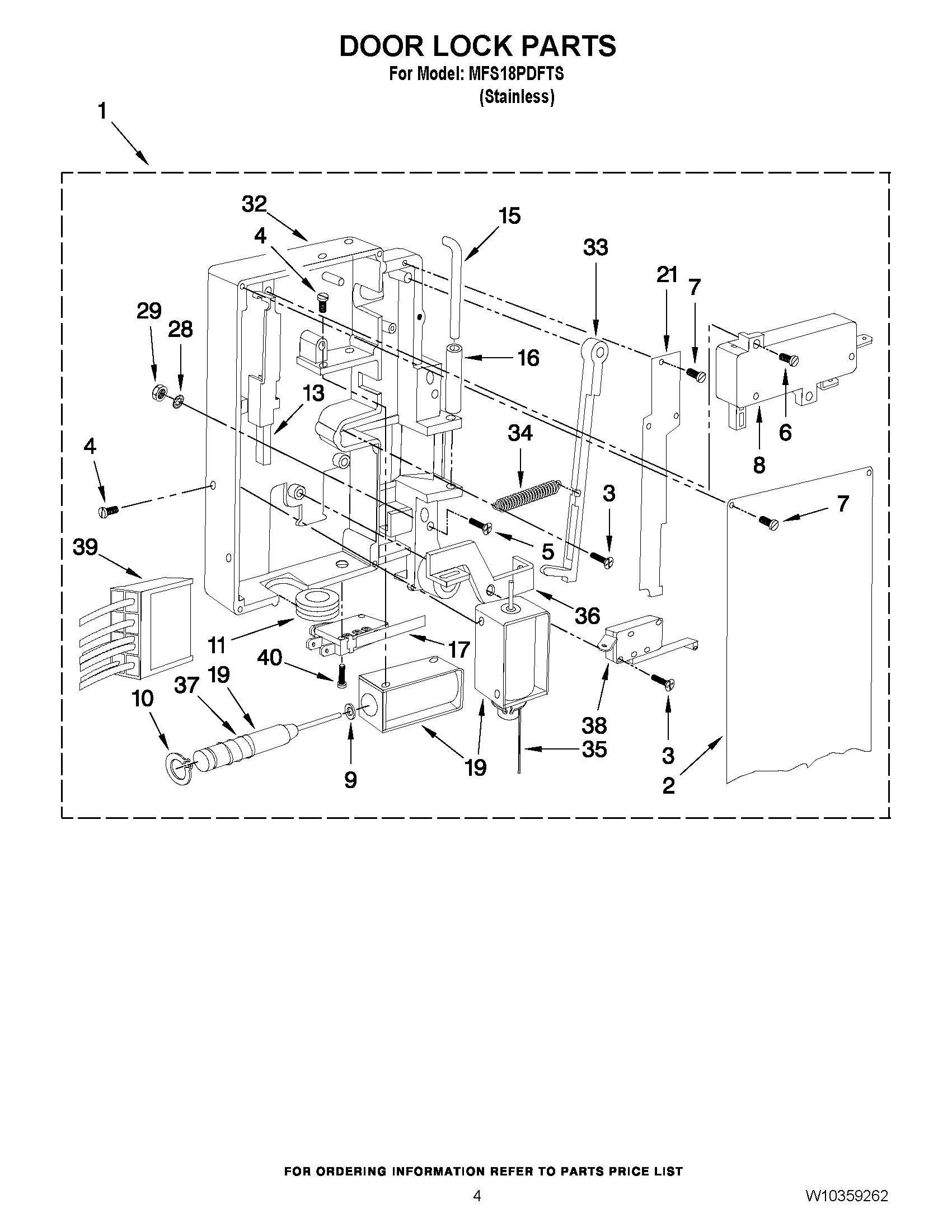 03 - DOOR LOCK PARTS