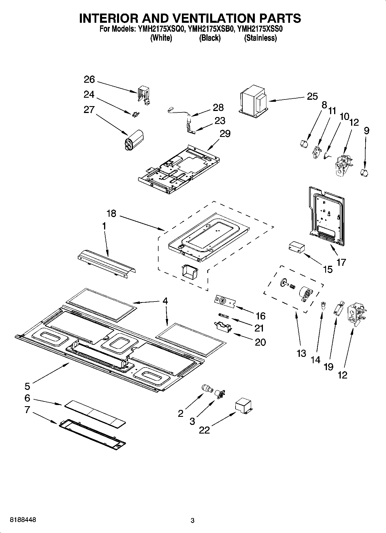 03 - INTERIOR AND VENTILATION PARTS