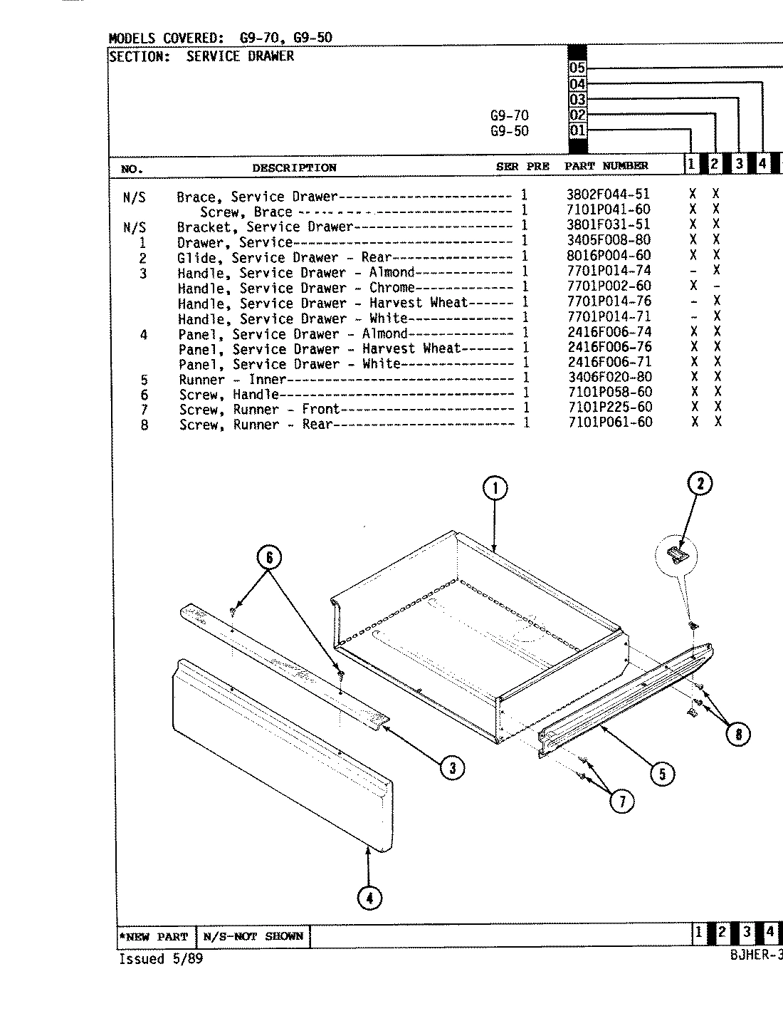 04 - SERVICE DRAWER