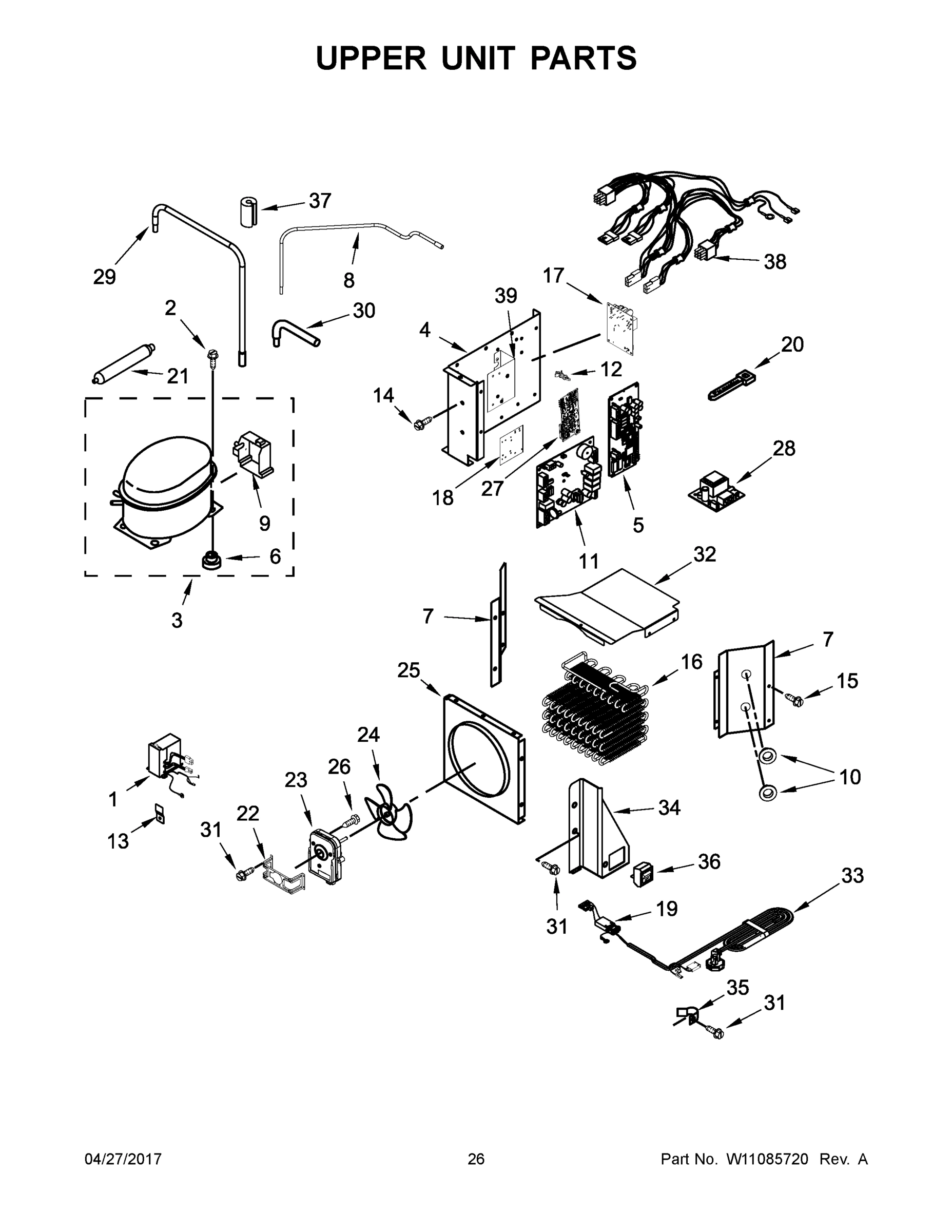 14 - UPPER UNIT PARTS