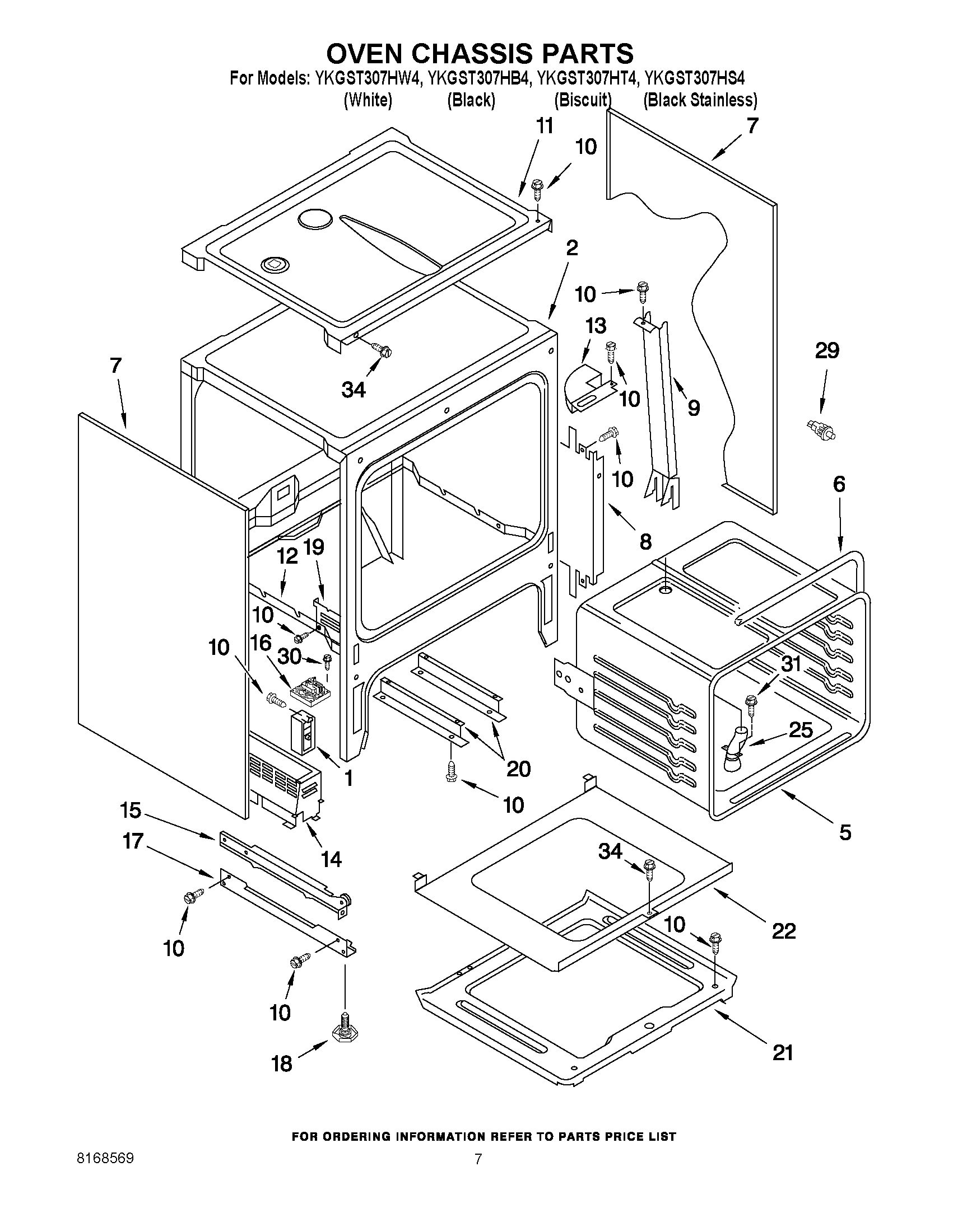 05 - OVEN CHASSIS PARTS