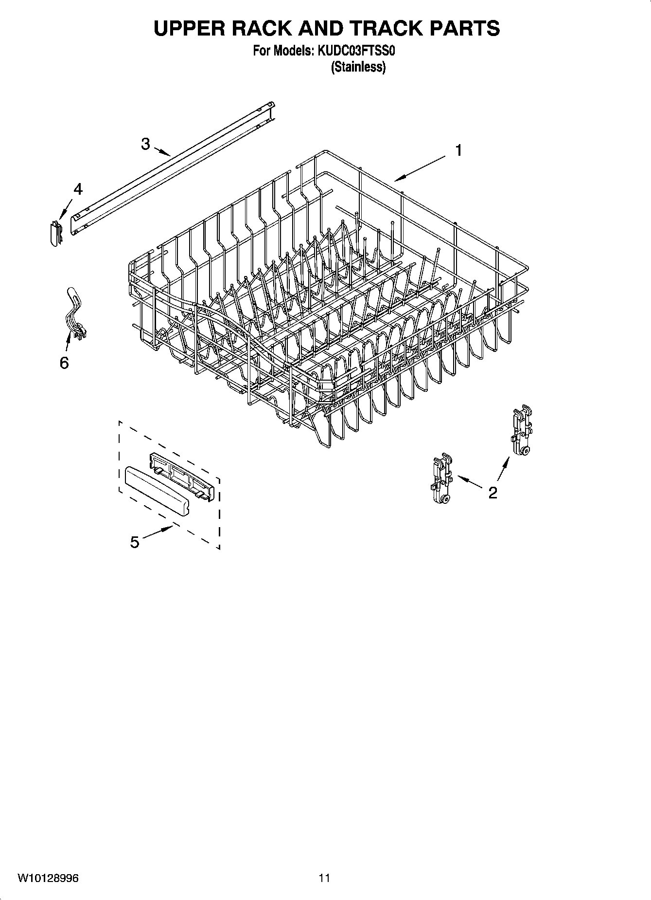 09 - UPPER RACK AND TRACK PARTS