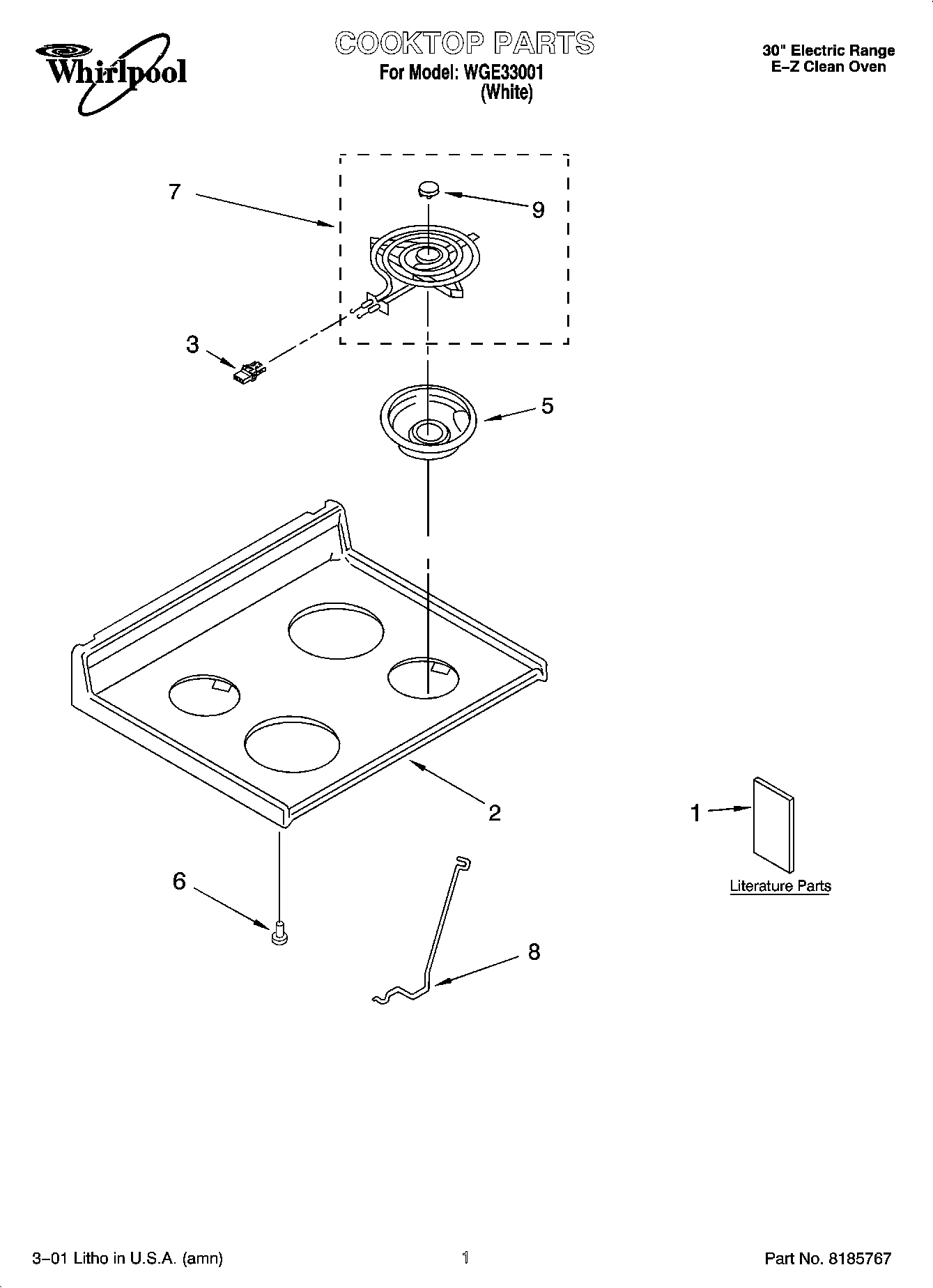 01 - COOKTOP PARTS