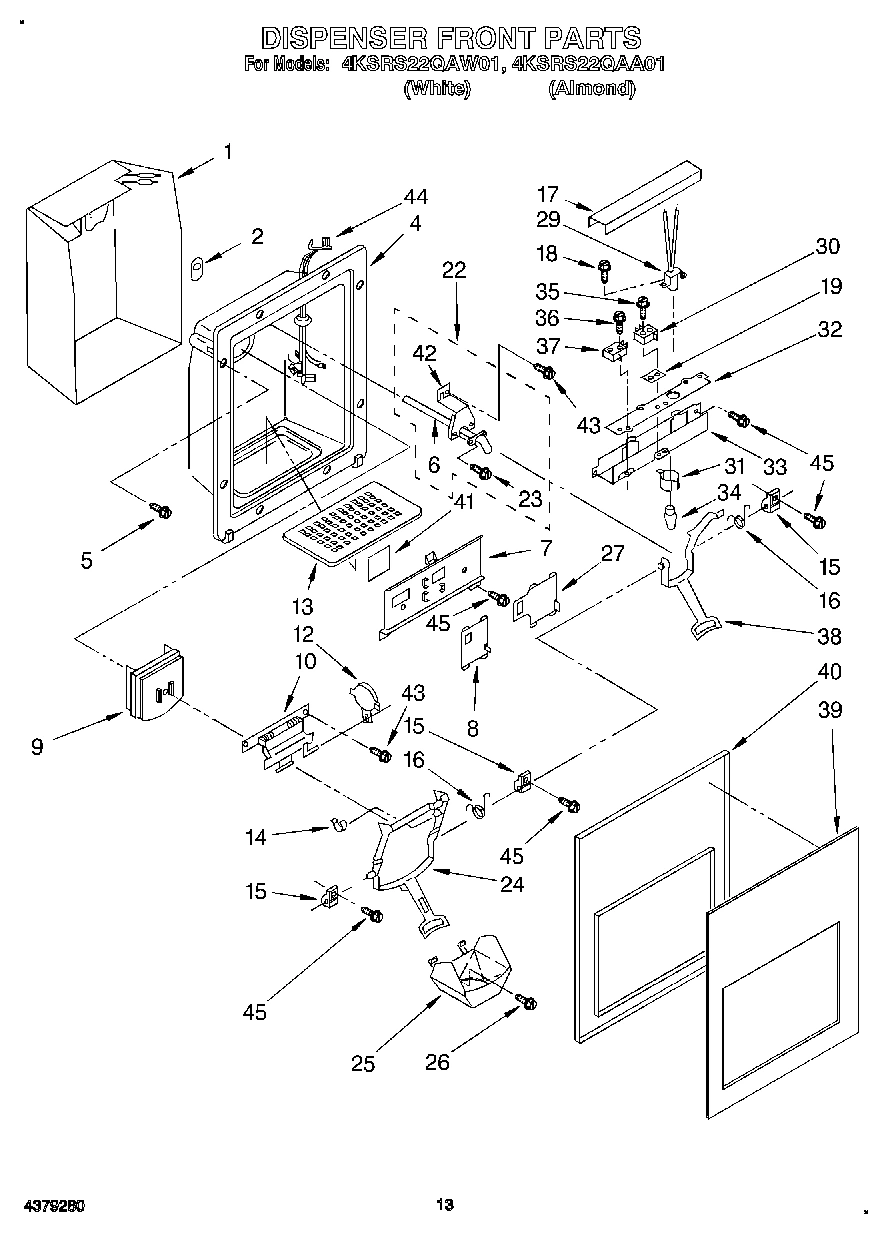 08 - DISPENSER FRONT