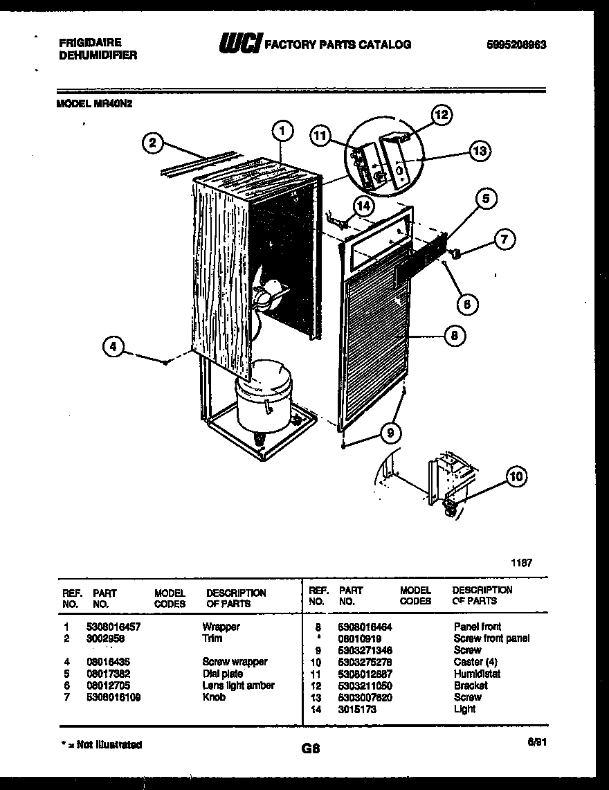 02 - CABINET AND CONTROL PARTS