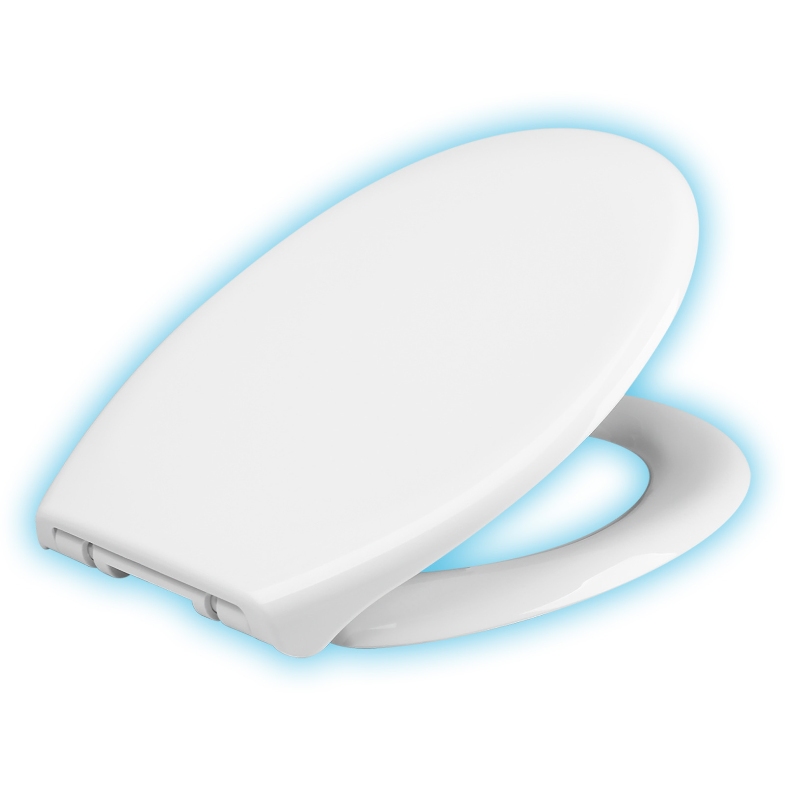 Night Glow Elongated Toilet Seat Soft Closing - evekare