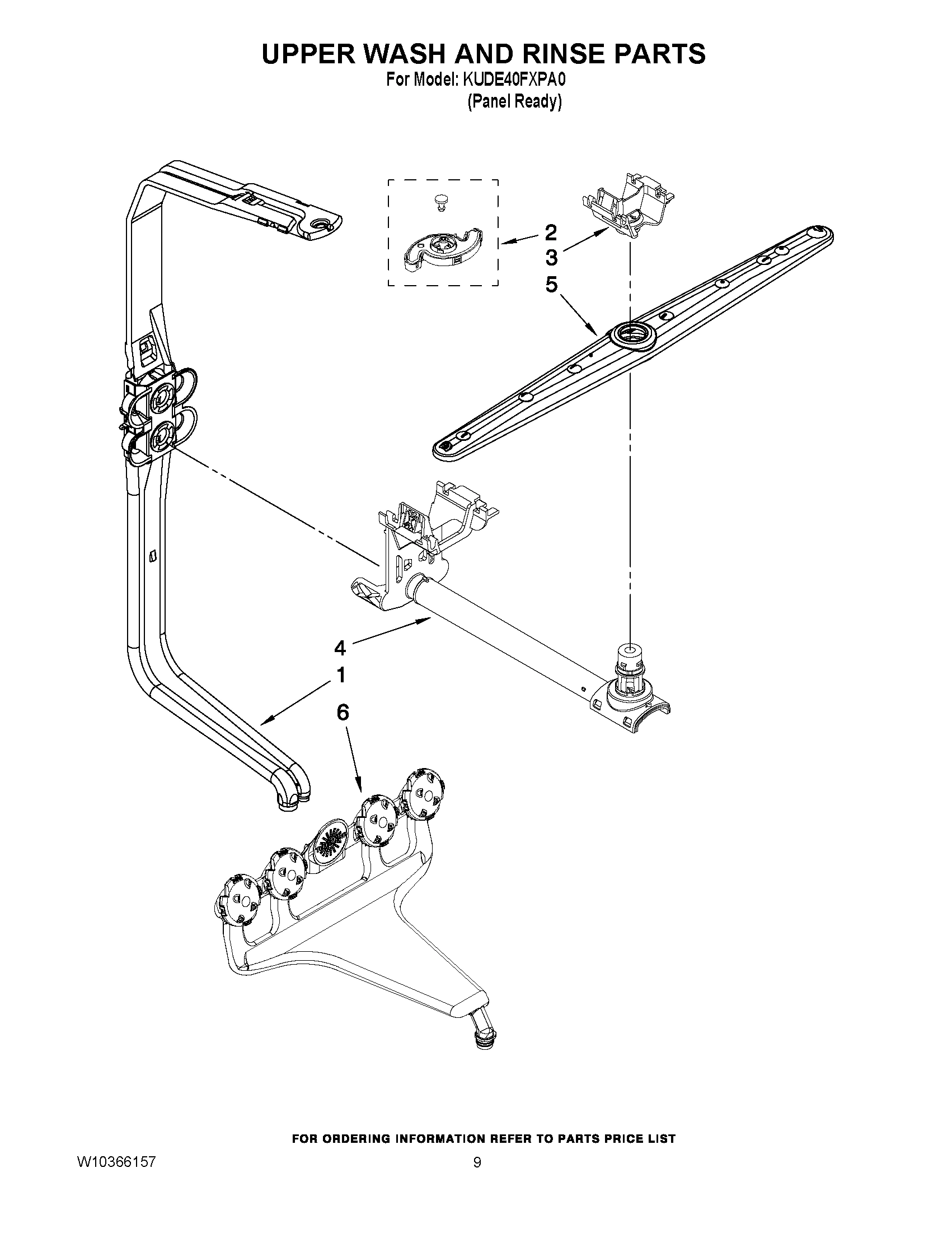 07 - UPPER WASH AND RINSE PARTS