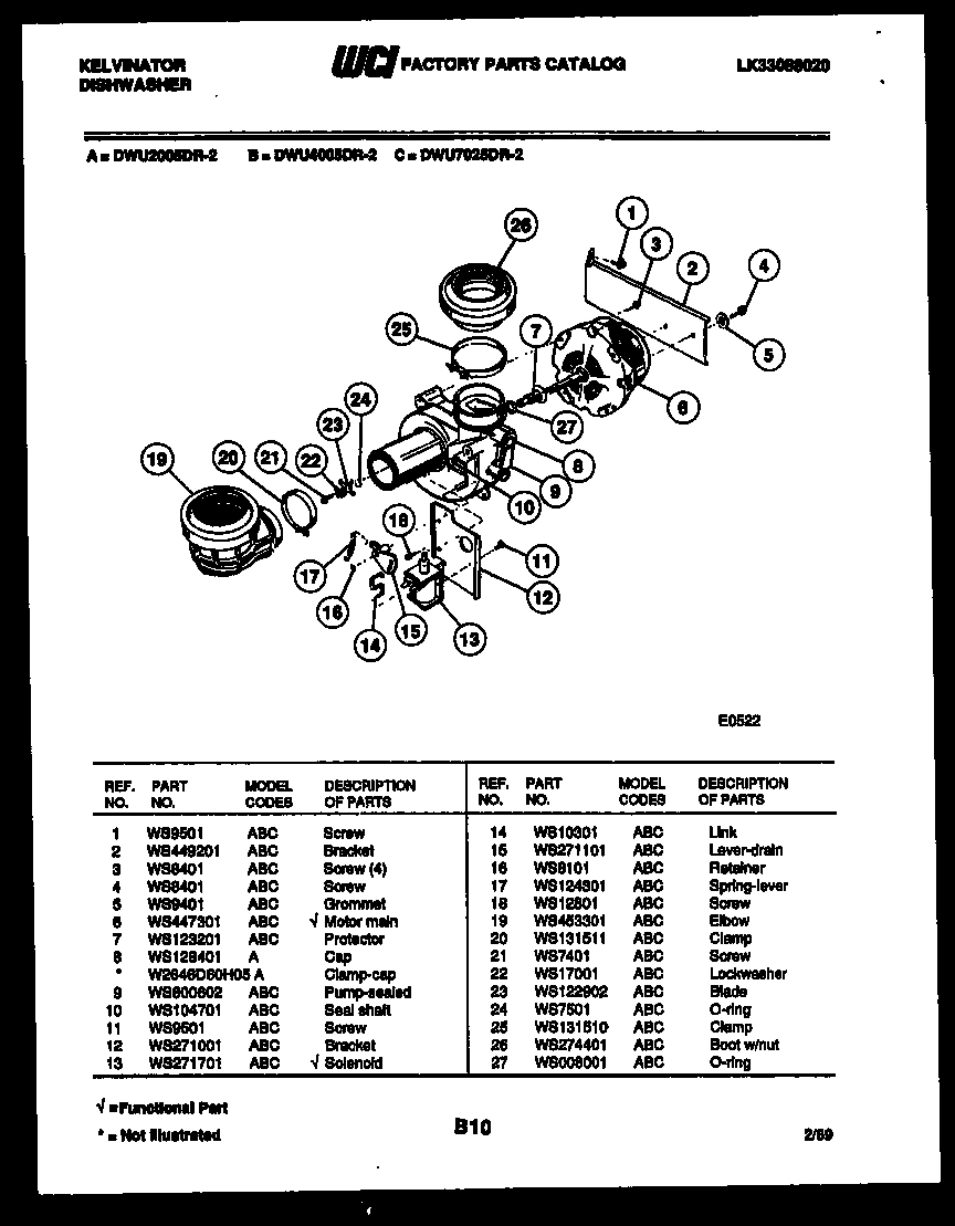 07 - MOTOR PUMP PARTS