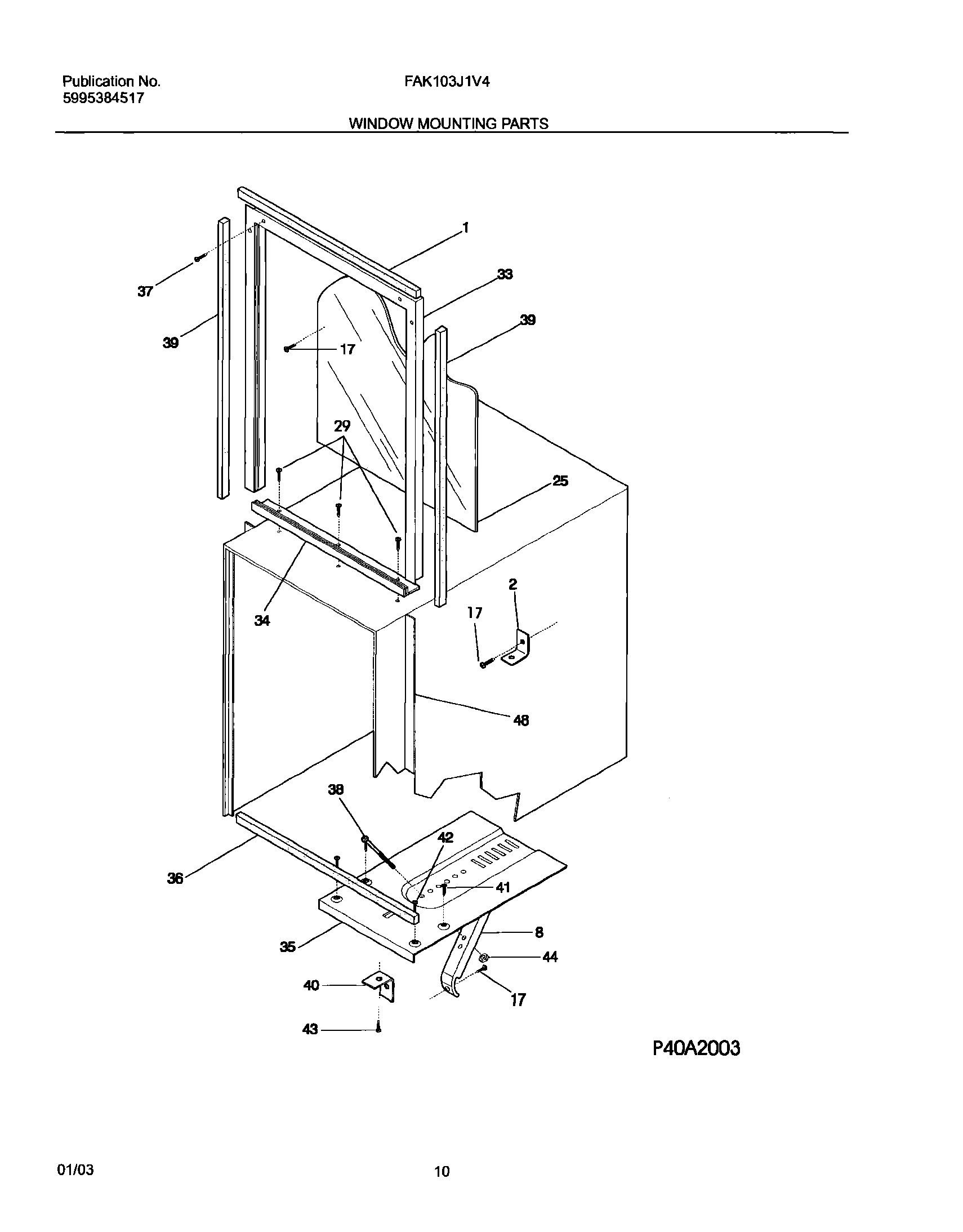 11 - WINDOW MOUNTING PARTS