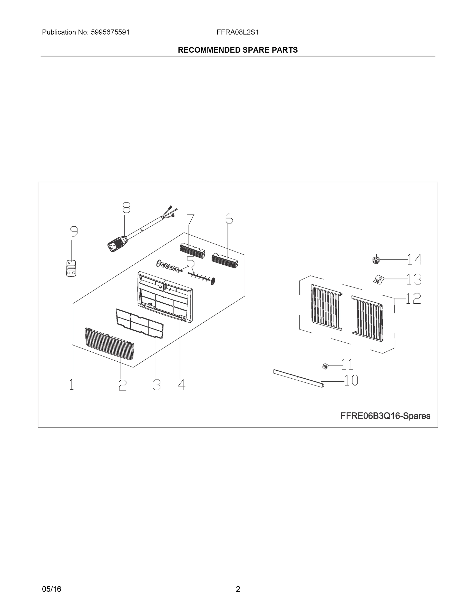 02 - RECOMMENDED SPARE PARTS