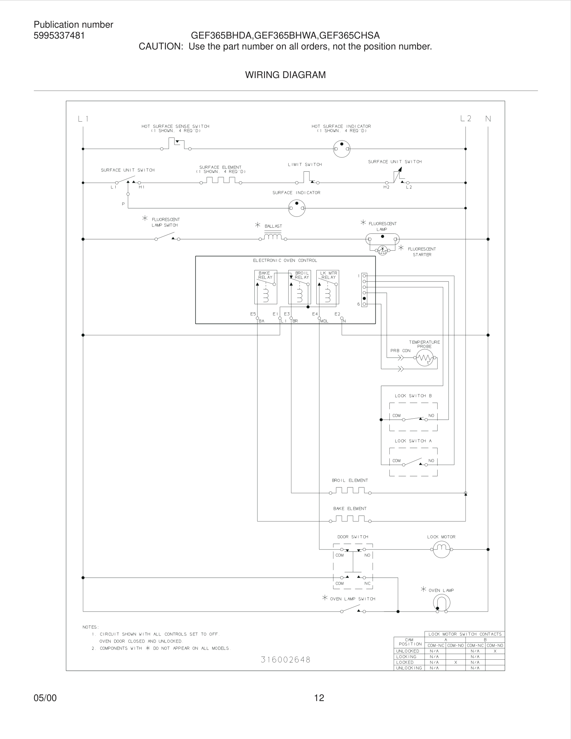 12 - WIRING DIAGRAM