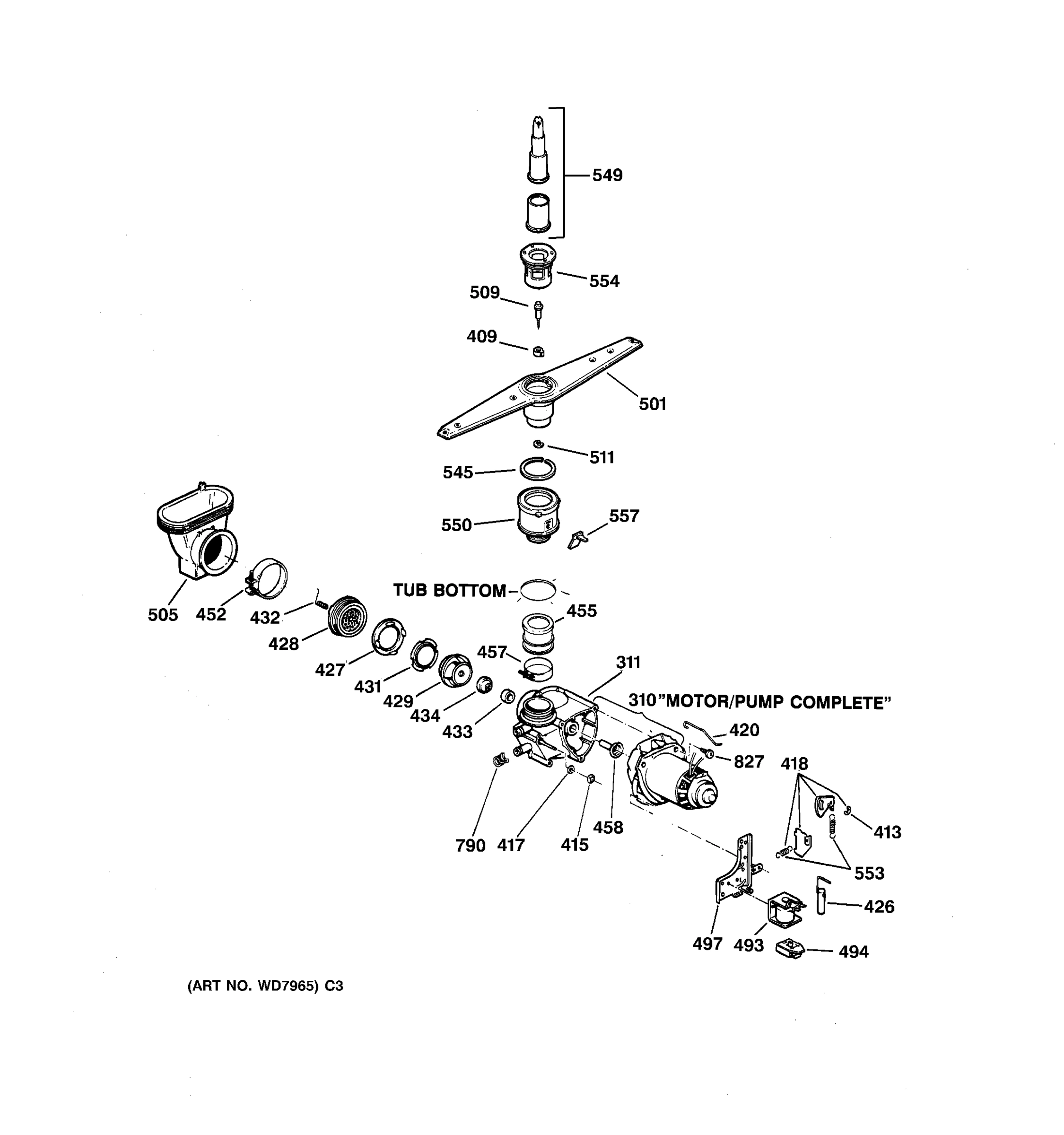 MOTOR-PUMP MECHANISM