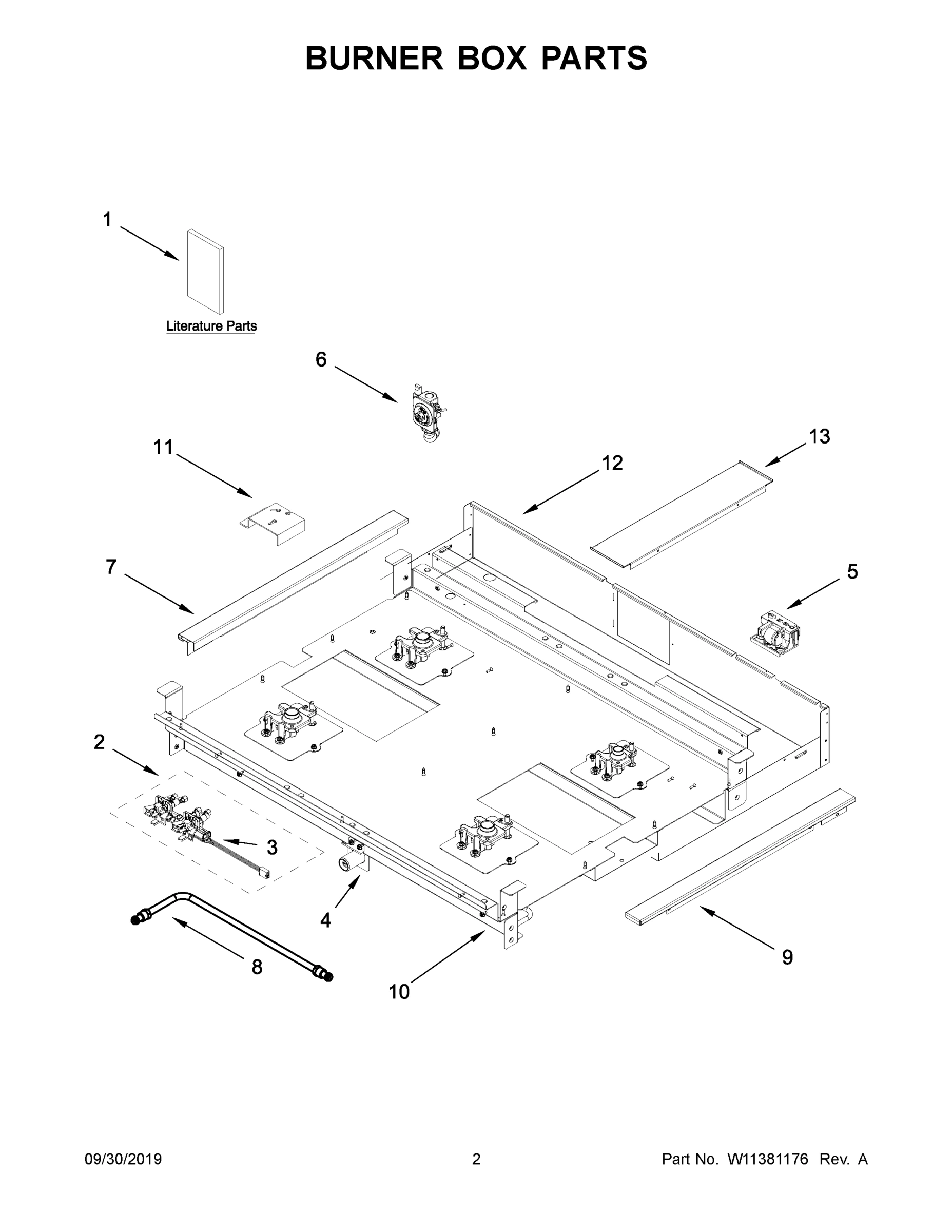 02 - BURNER BOX PARTS