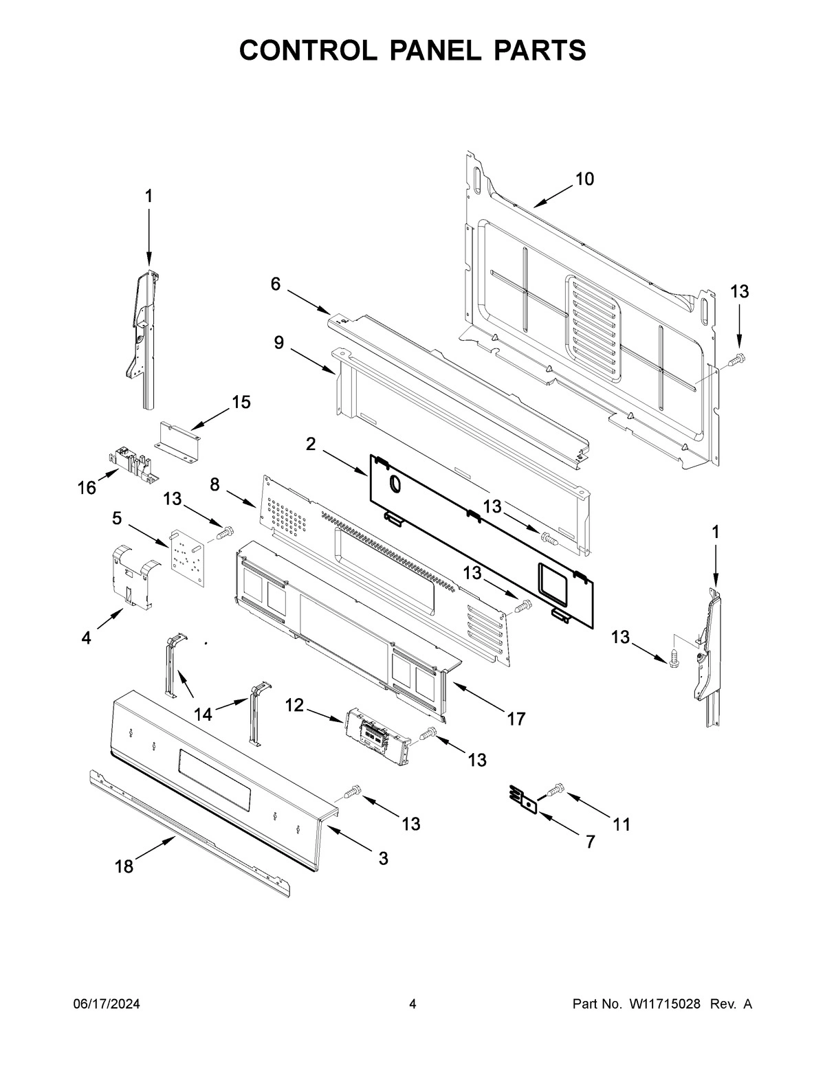 03 - CONTROL PANEL PARTS
