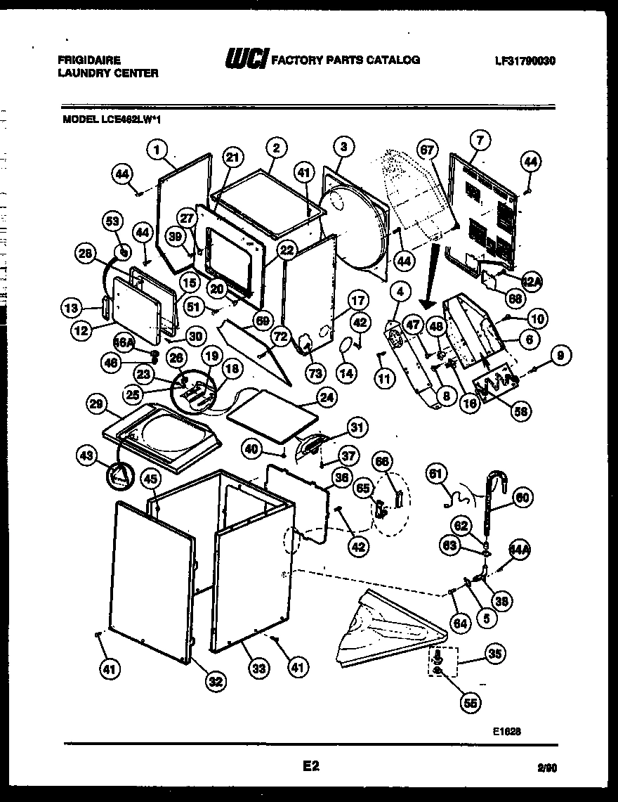 02 - CABINET PARTS AND HEATER