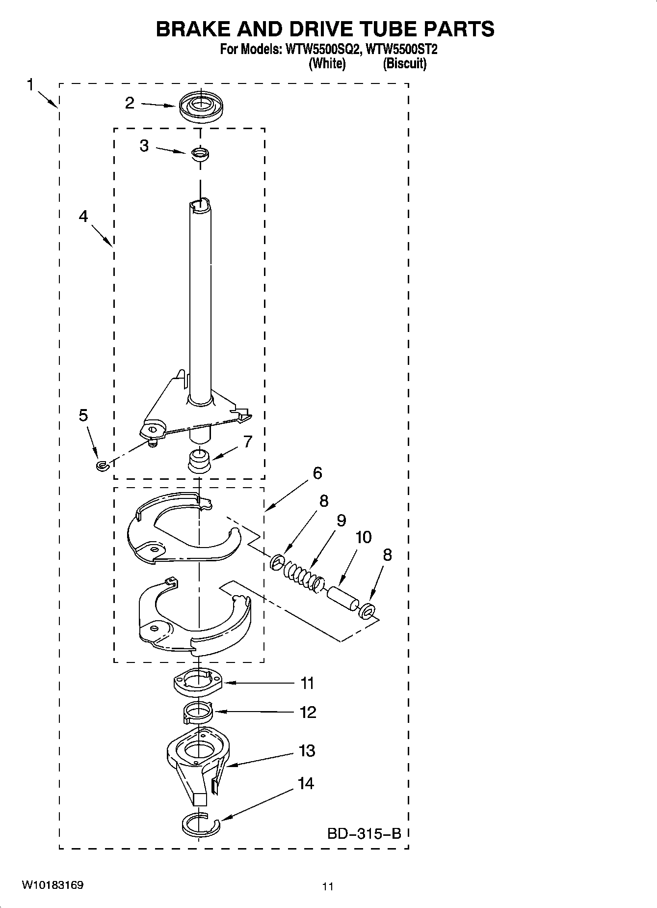 07 - BRAKE AND DRIVE TUBE PARTS