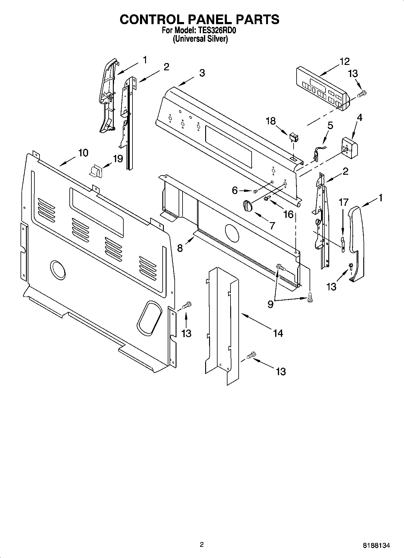 02 - CONTROL PANEL PARTS
