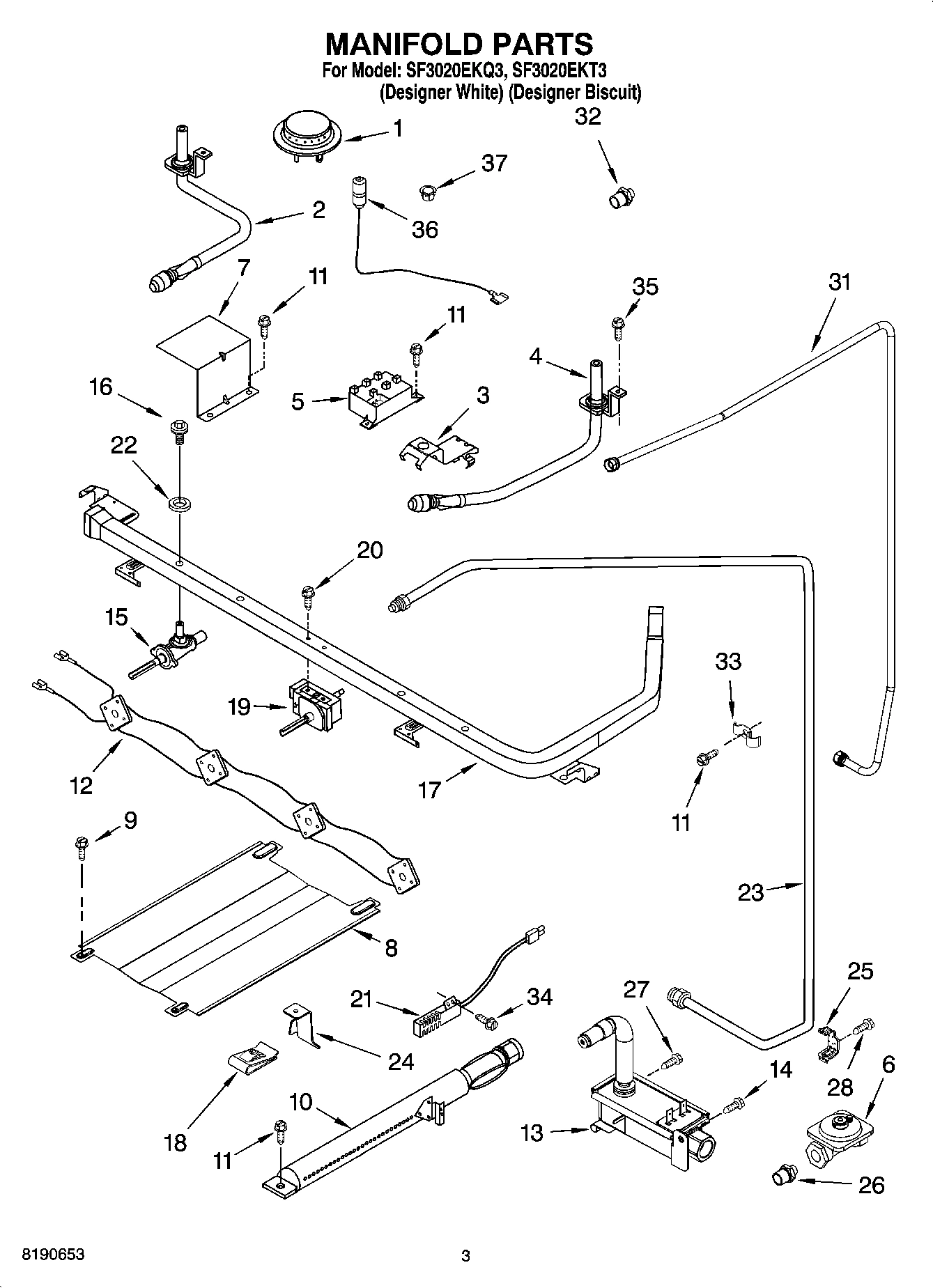 03 - MANIFOLD PARTS