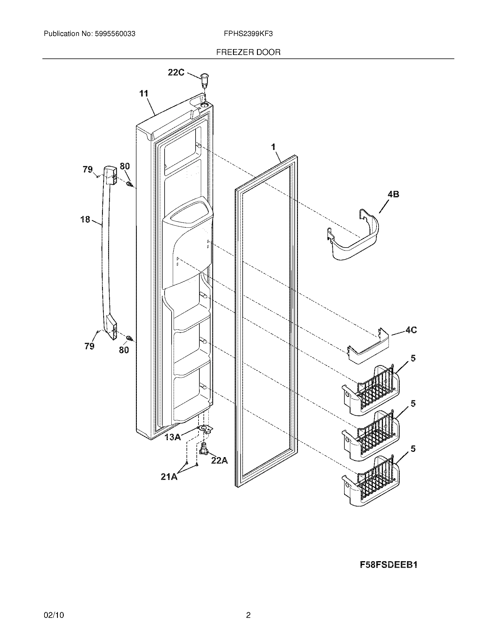 03 - FREEZER DOOR