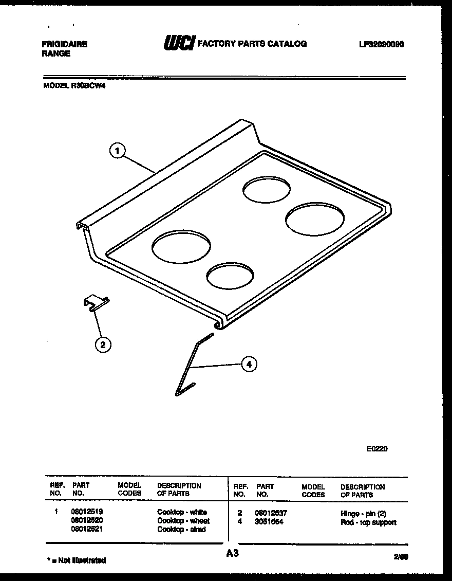 03 - COOKTOP PARTS