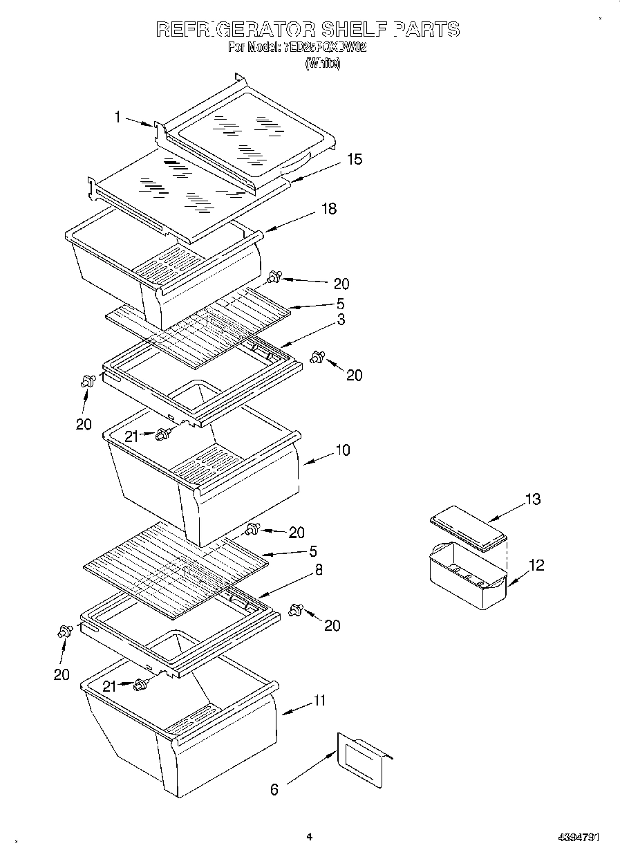 03 - REFRIGERATOR SHELF