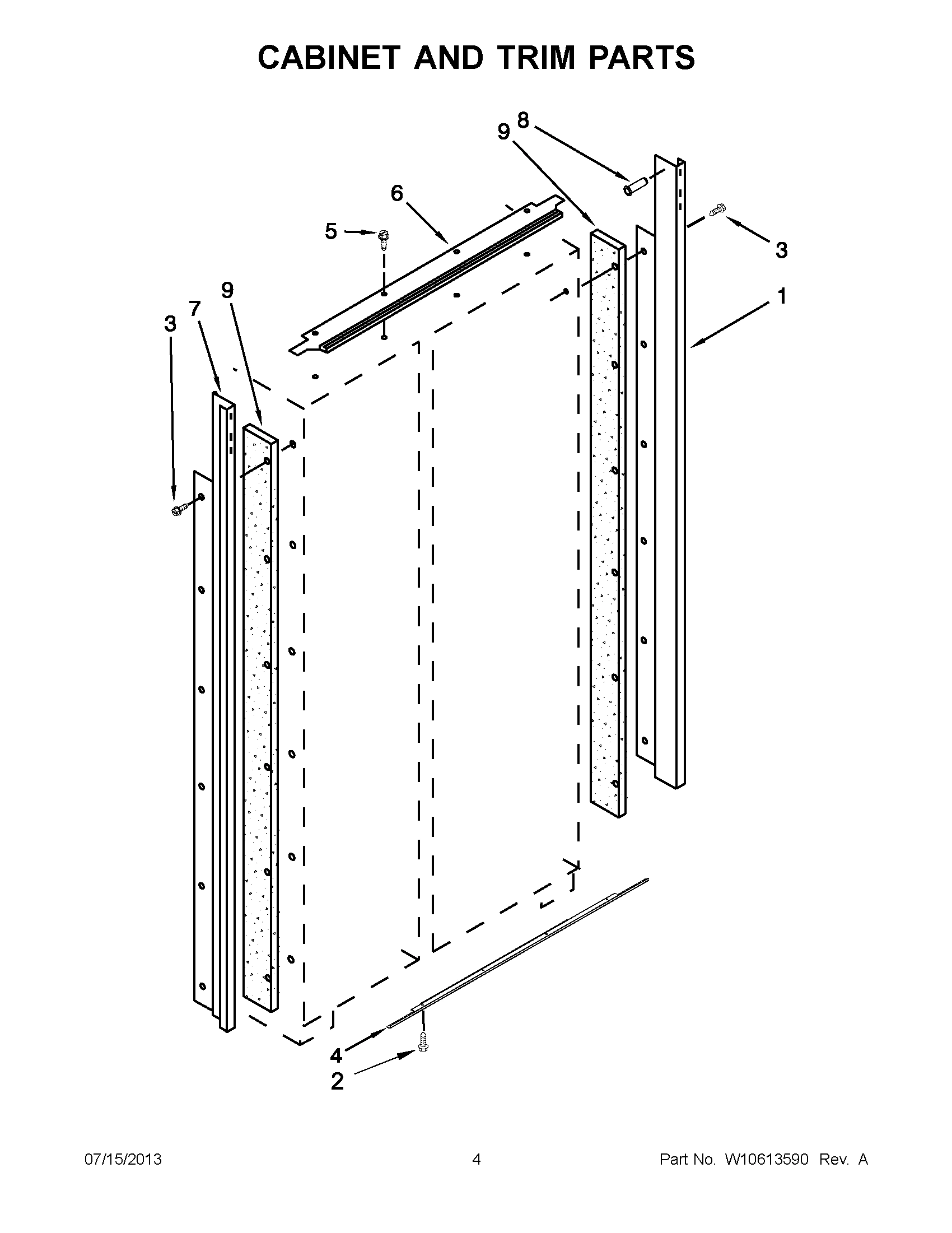 02 - CABINET AND TRIM PARTS