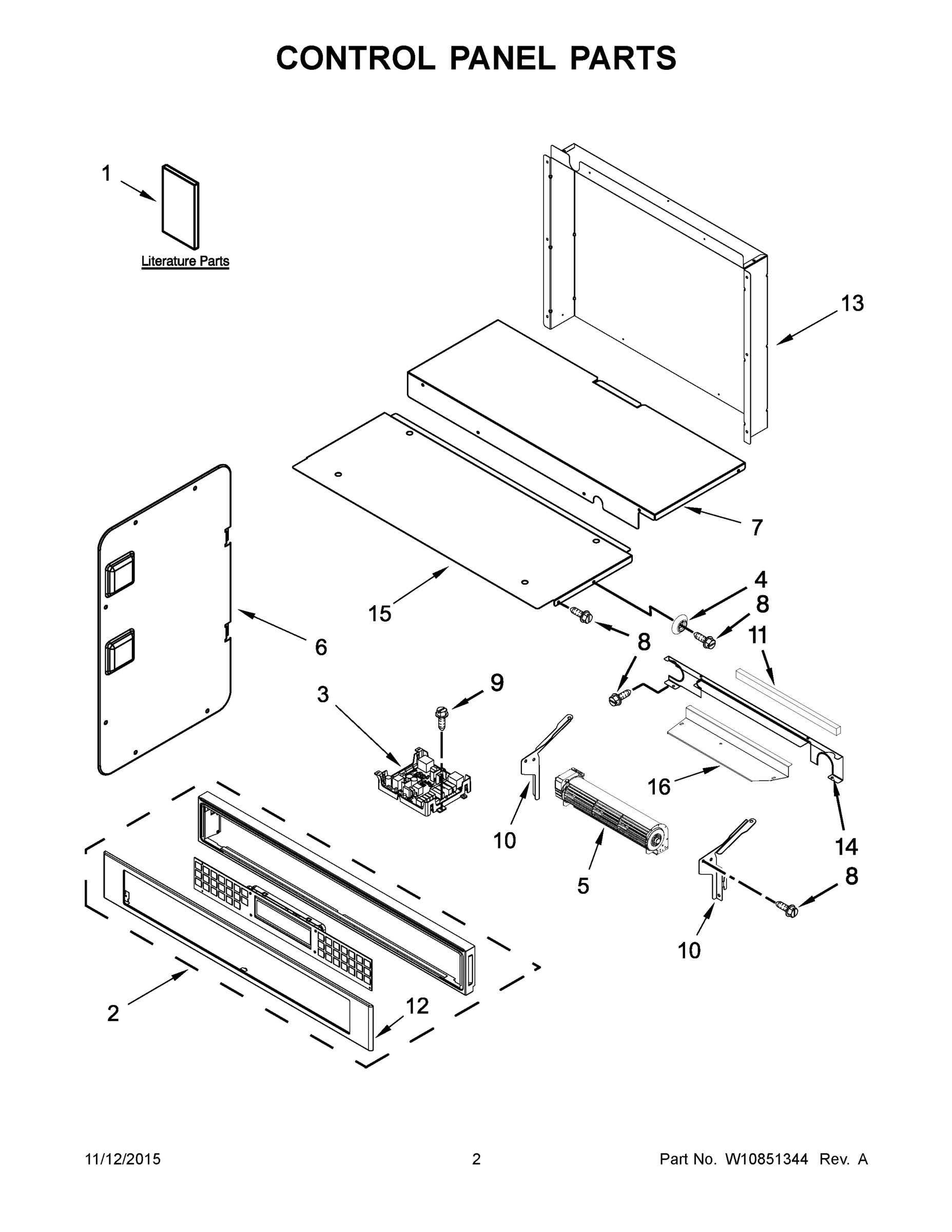 02 - CONTROL PANEL PARTS
