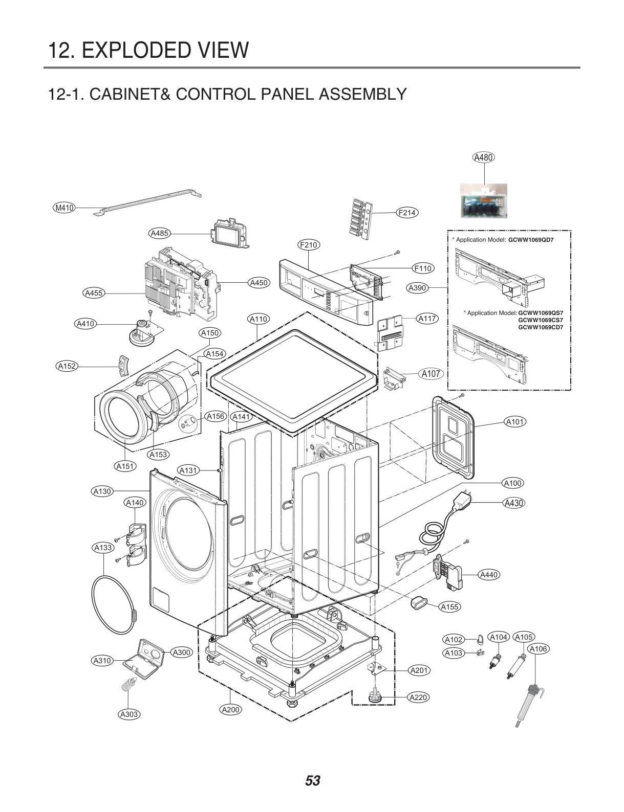 CABINET& CONTROL PANEL ASSEMBLY