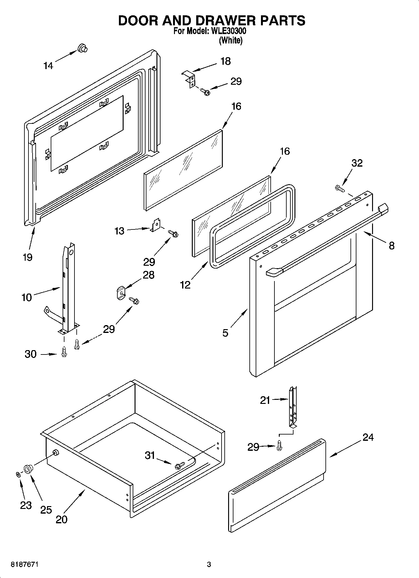 03 - DOOR AND DRAWER PARTS
