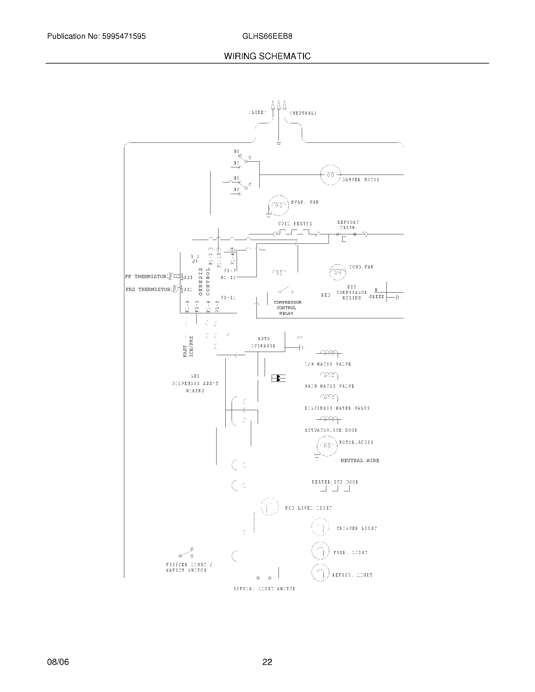 22 - WIRING SCHEMATIC