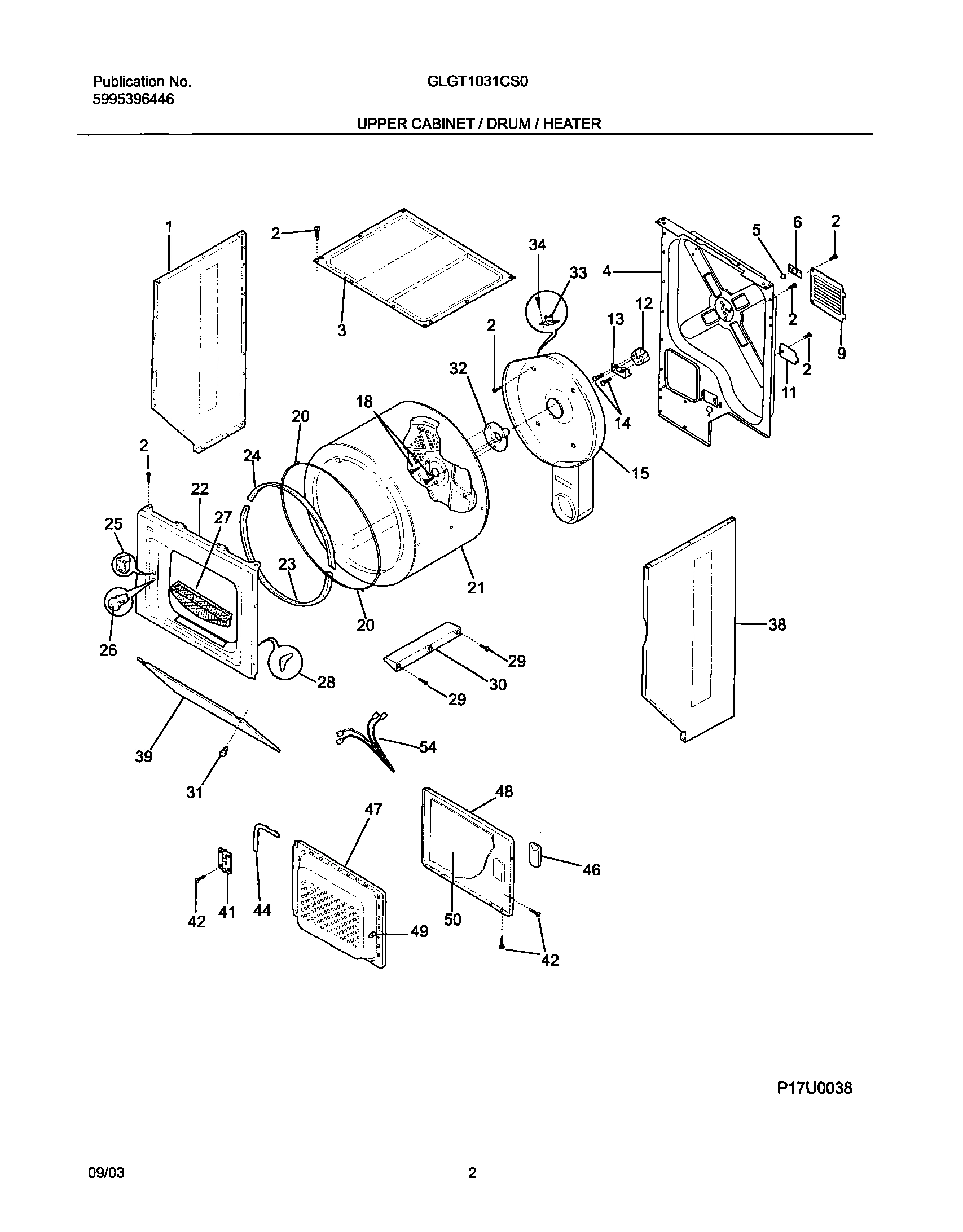 03 - UPPER CABINET/DRUM/HEATER