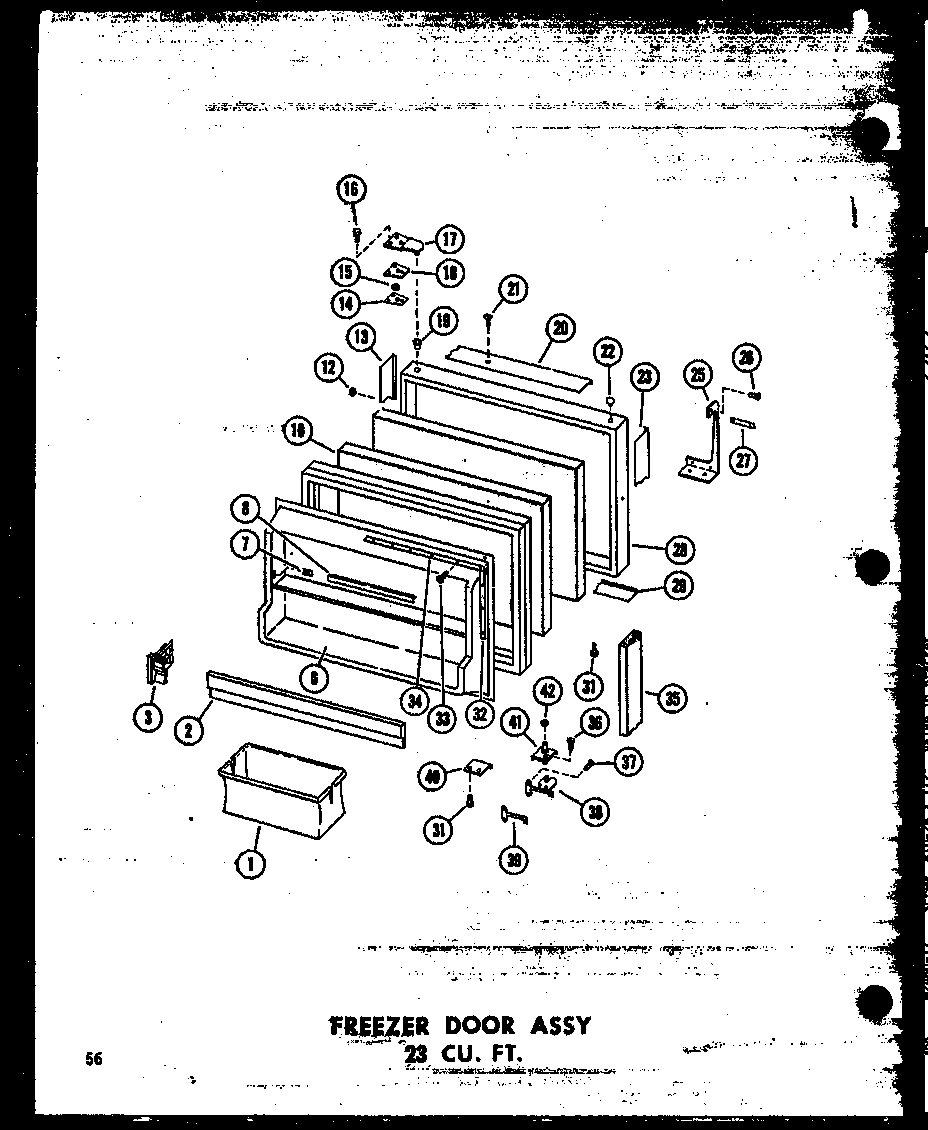 04 - FZ DOOR ASSY 23 CU. FT.