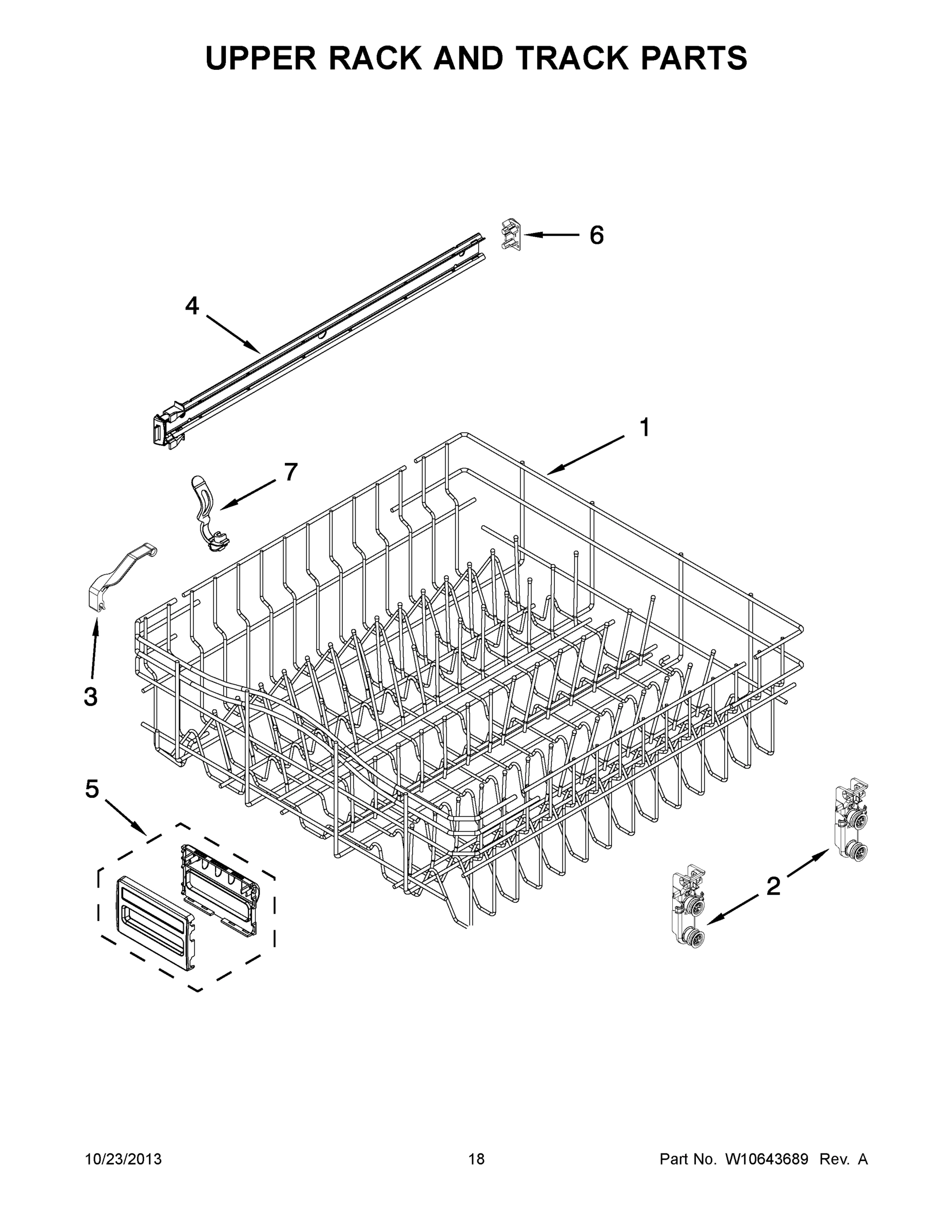 10 - UPPER RACK AND TRACK PARTS