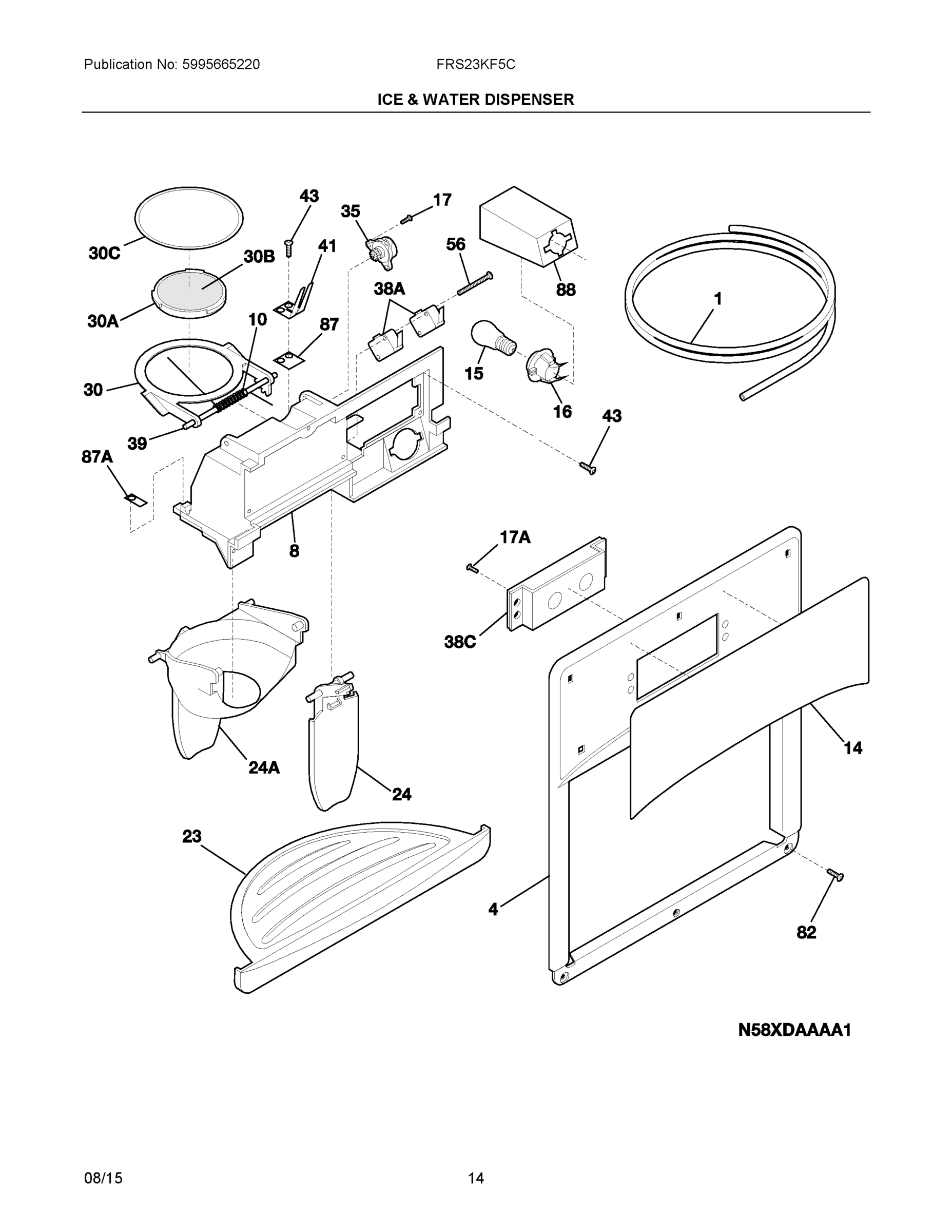 08 - ICE & WATER DISPENSER