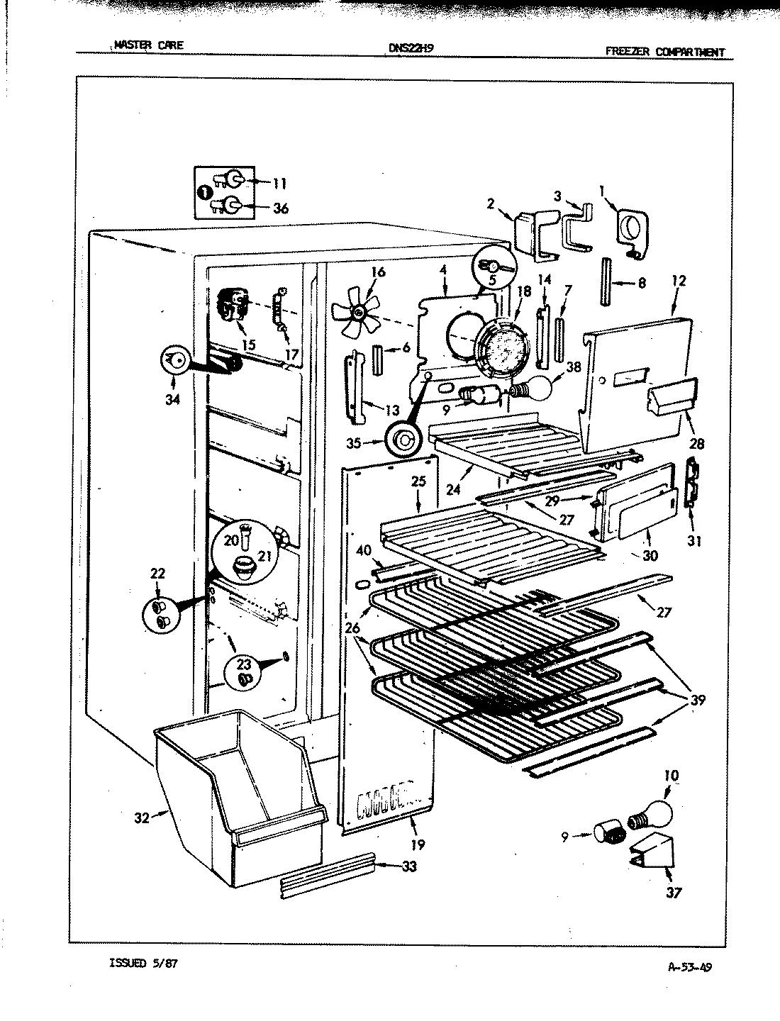 01 - FREEZER COMPARTMENT