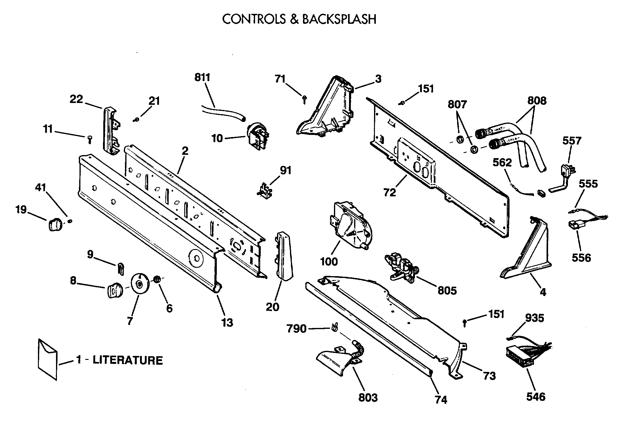 CONTROLS & BACKSPLASH