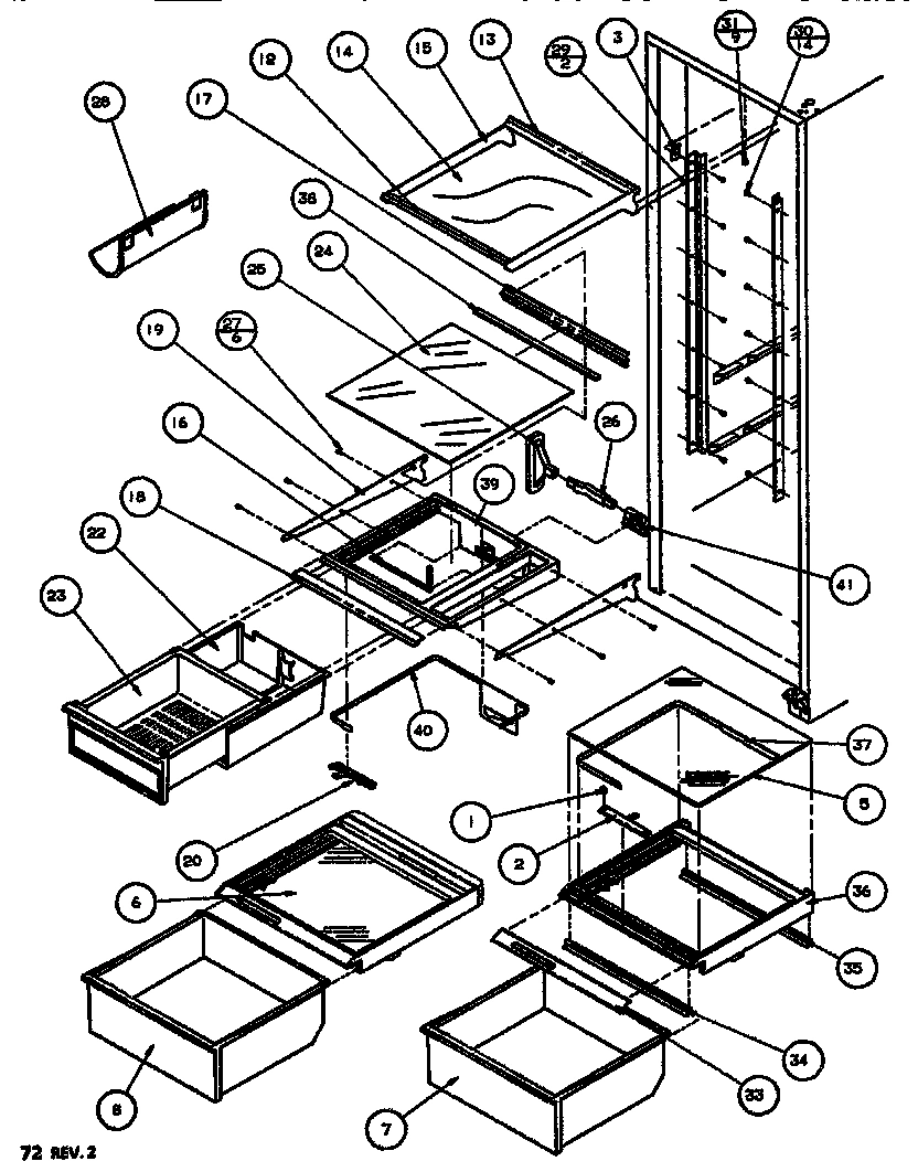 13 - SHELVING & DRAWERS (REF)
