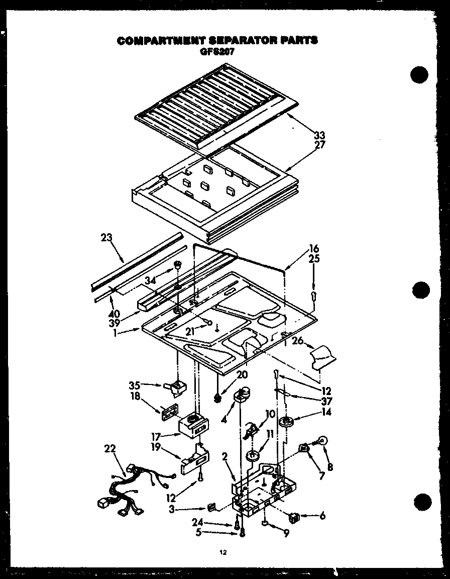 03 - COMPARTMENT SEPARATOR PARTS