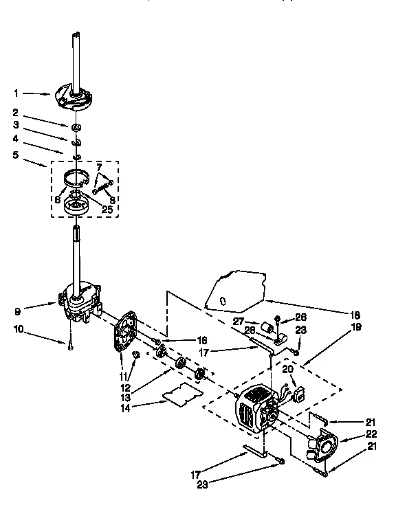 BRAKE, CLUTCH, GEARCASE, MOTOR