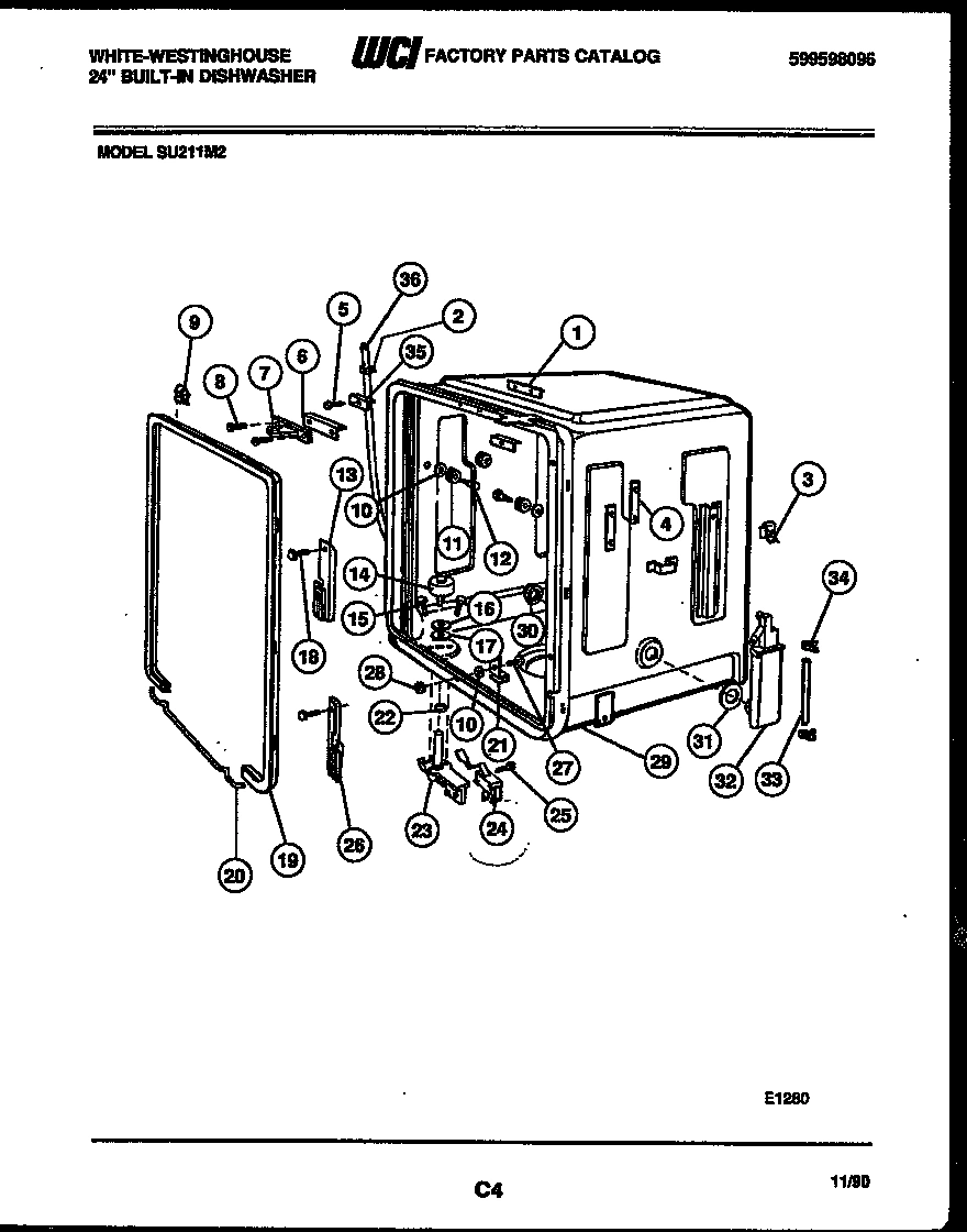 05 - TUB AND FRAME PARTS