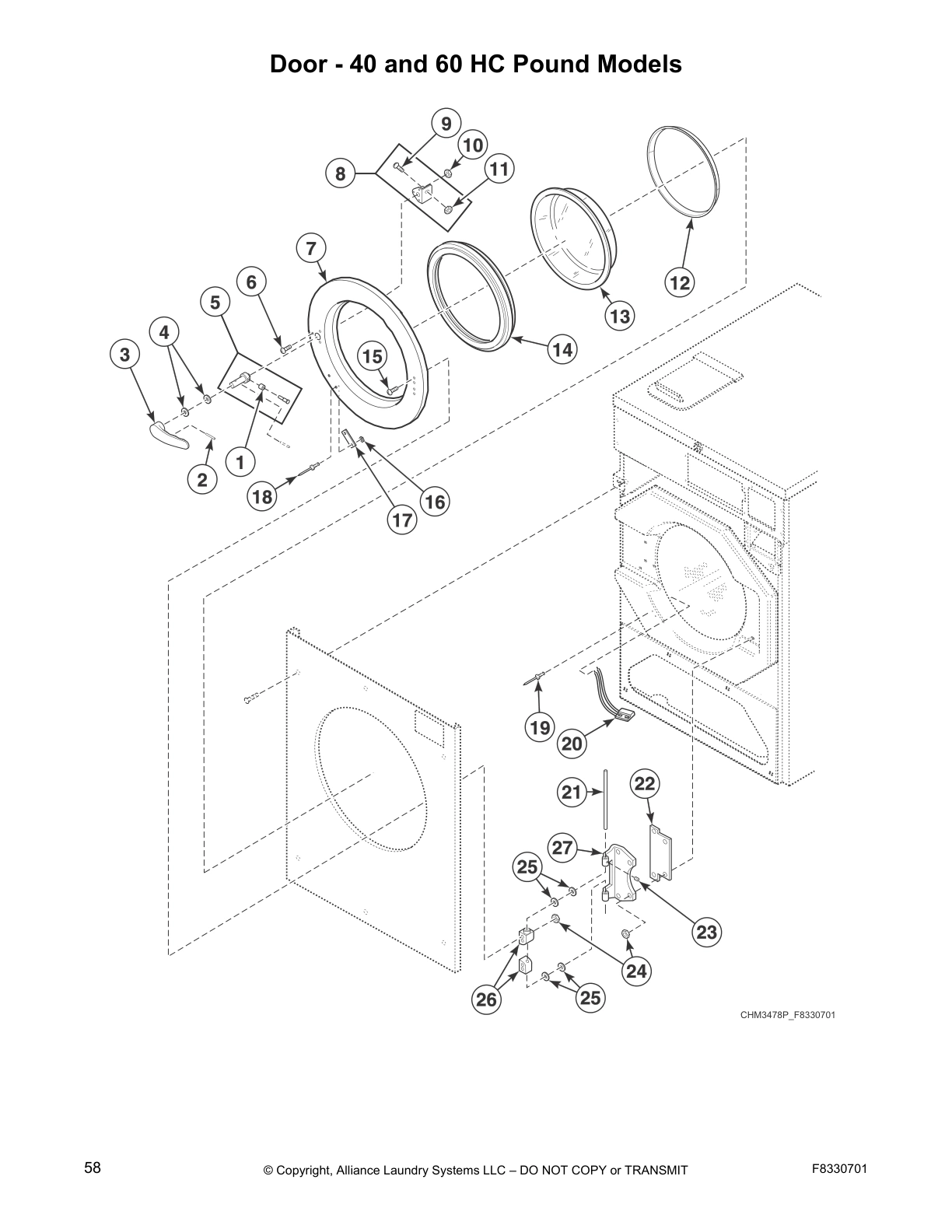 Door - 40 and 60 HC Pound Models