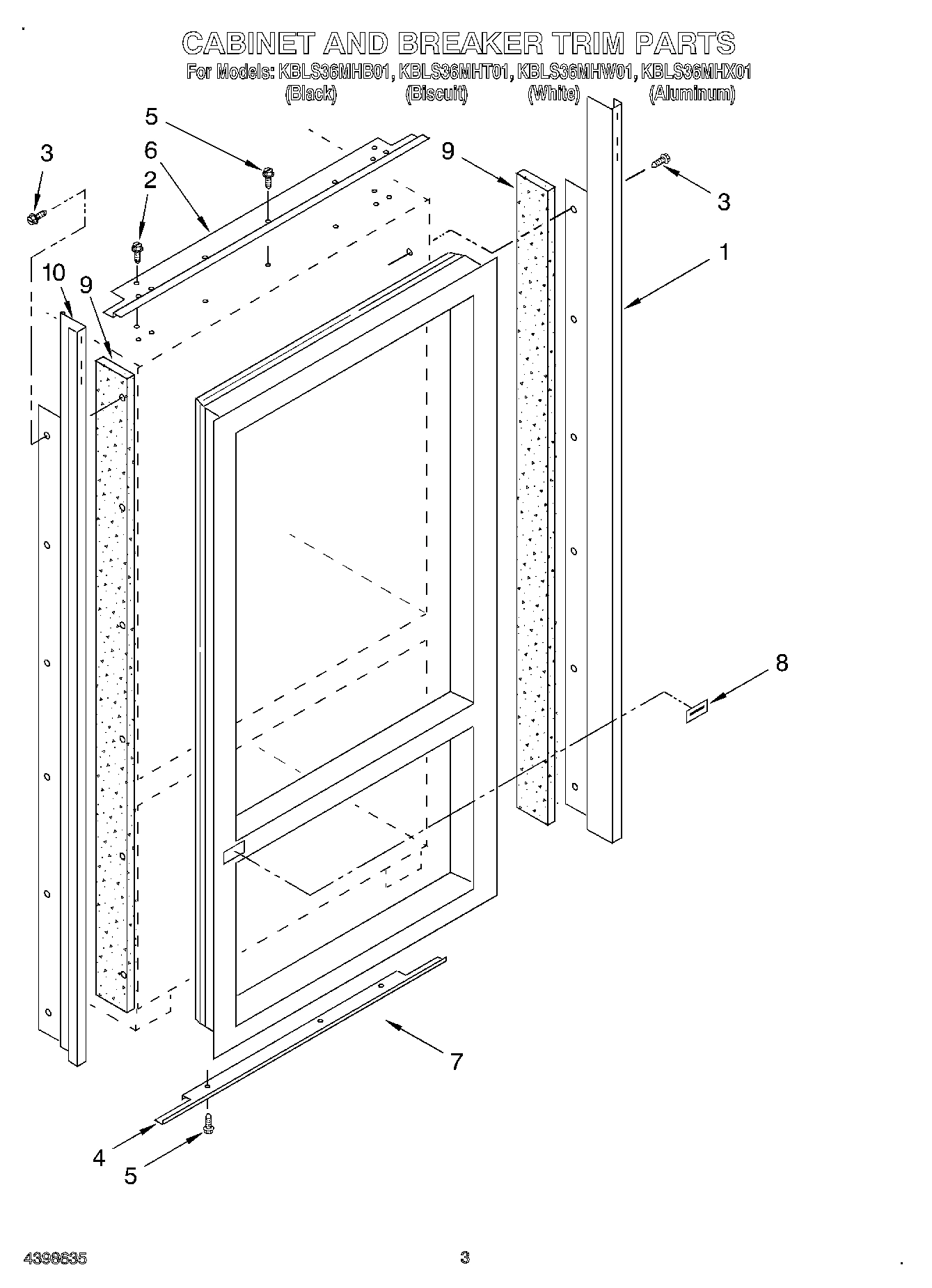 02 - CABINET AND BREAKER TRIM