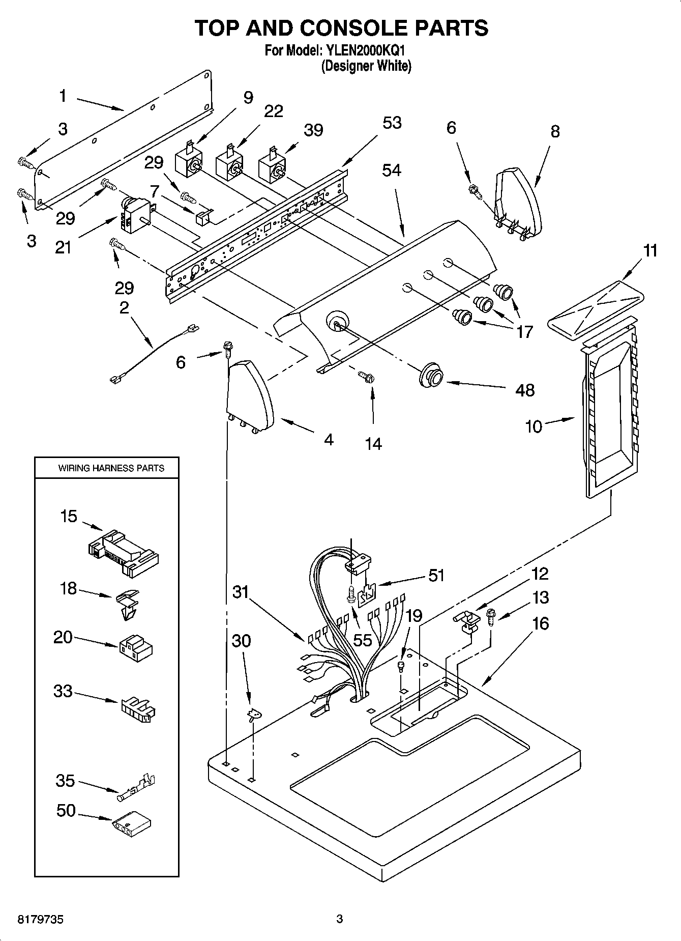 02 - TOP AND CONSOLE PARTS