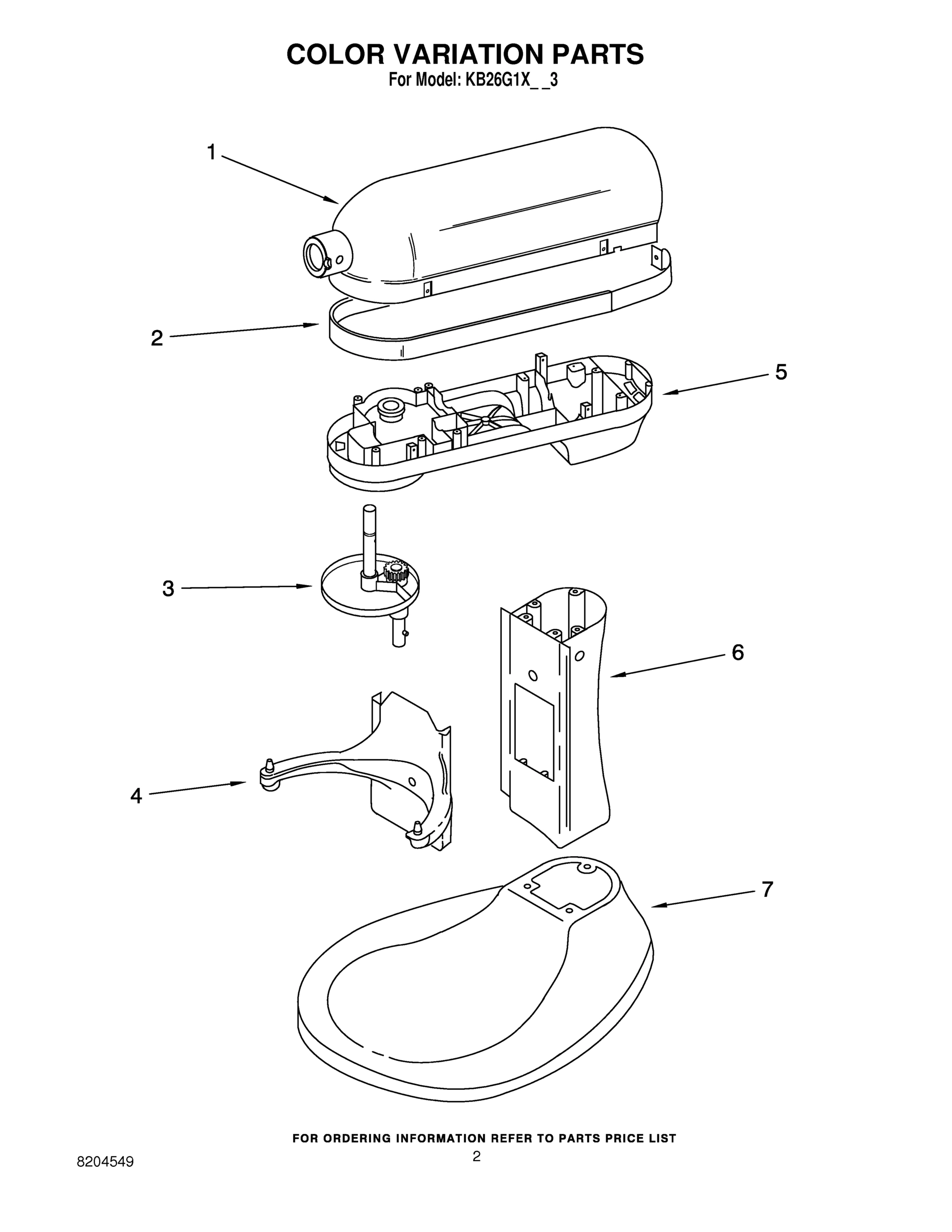 01 - COLOR VARIATION PARTS