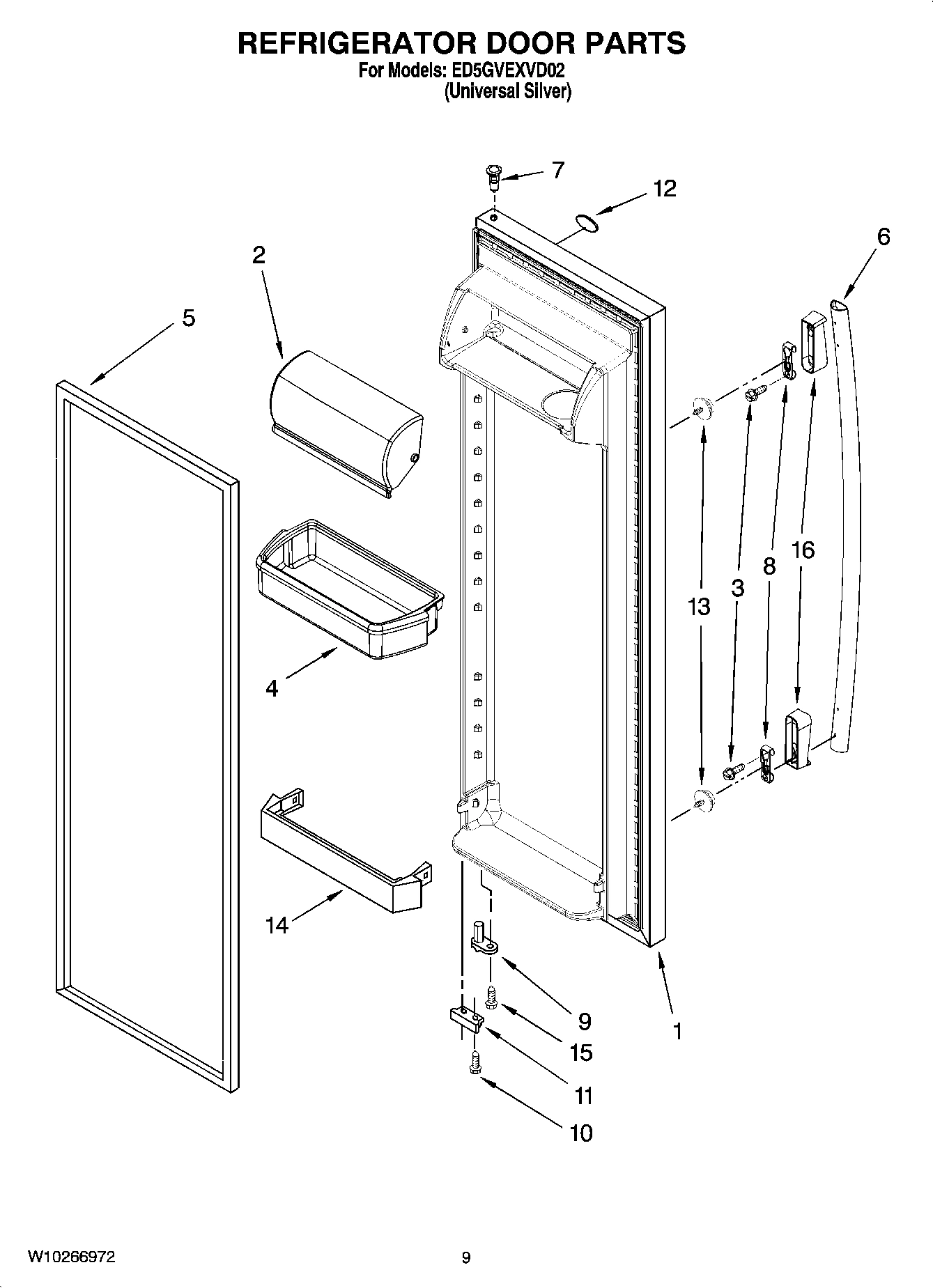 06 - REFRIGERATOR DOOR PARTS