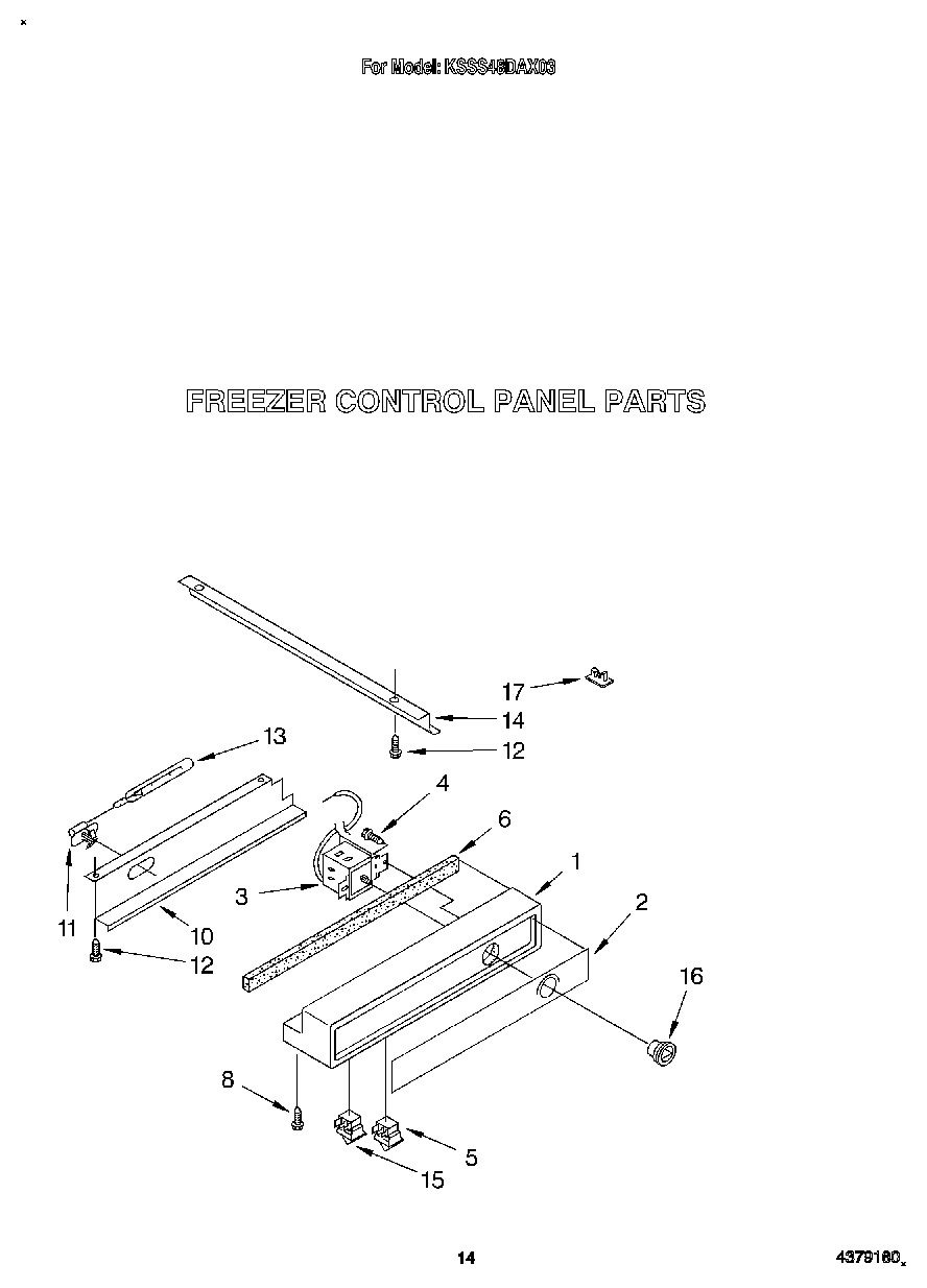 11 - FREEZER CONTROL PANEL