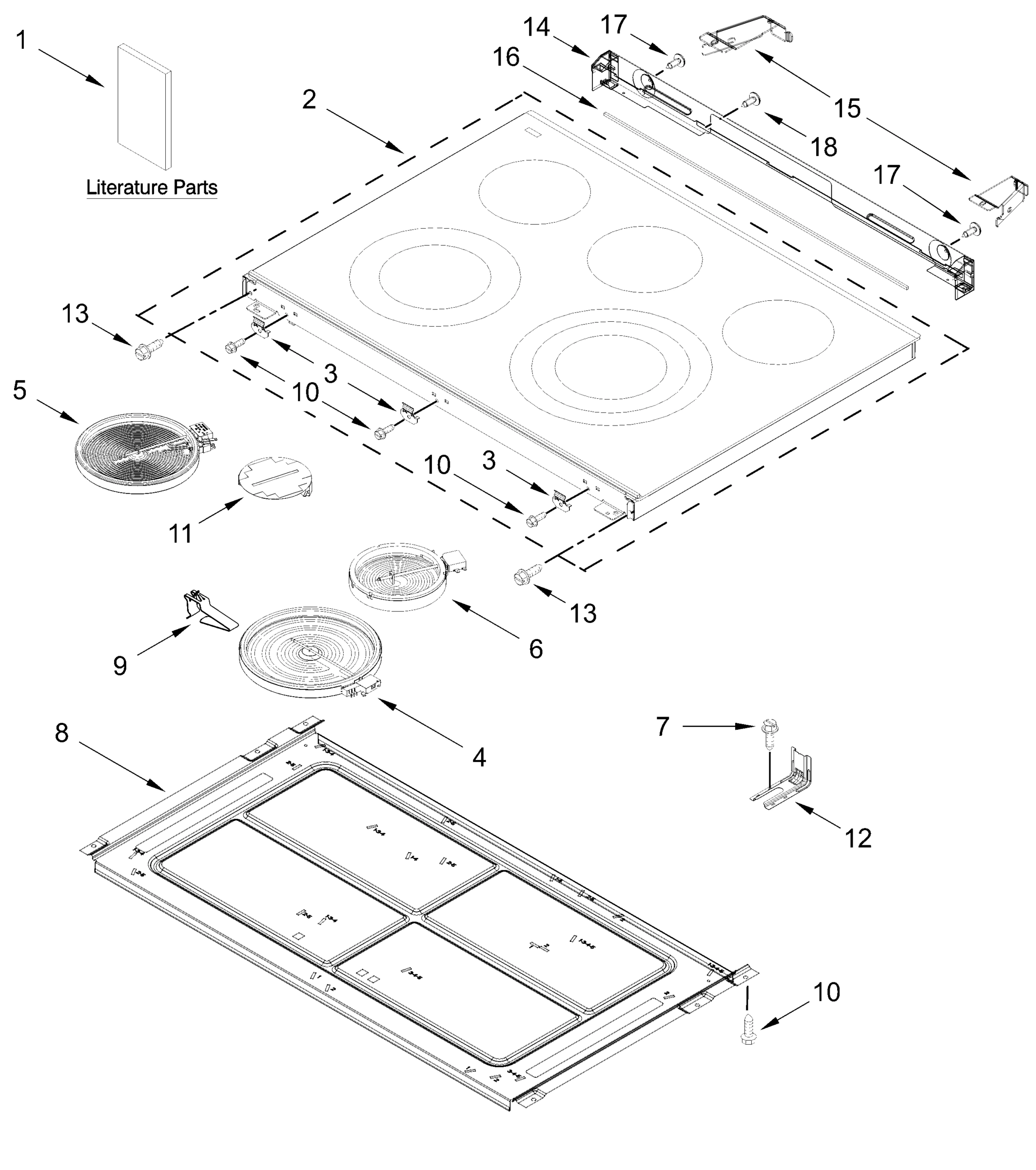 COOKTOP PARTS